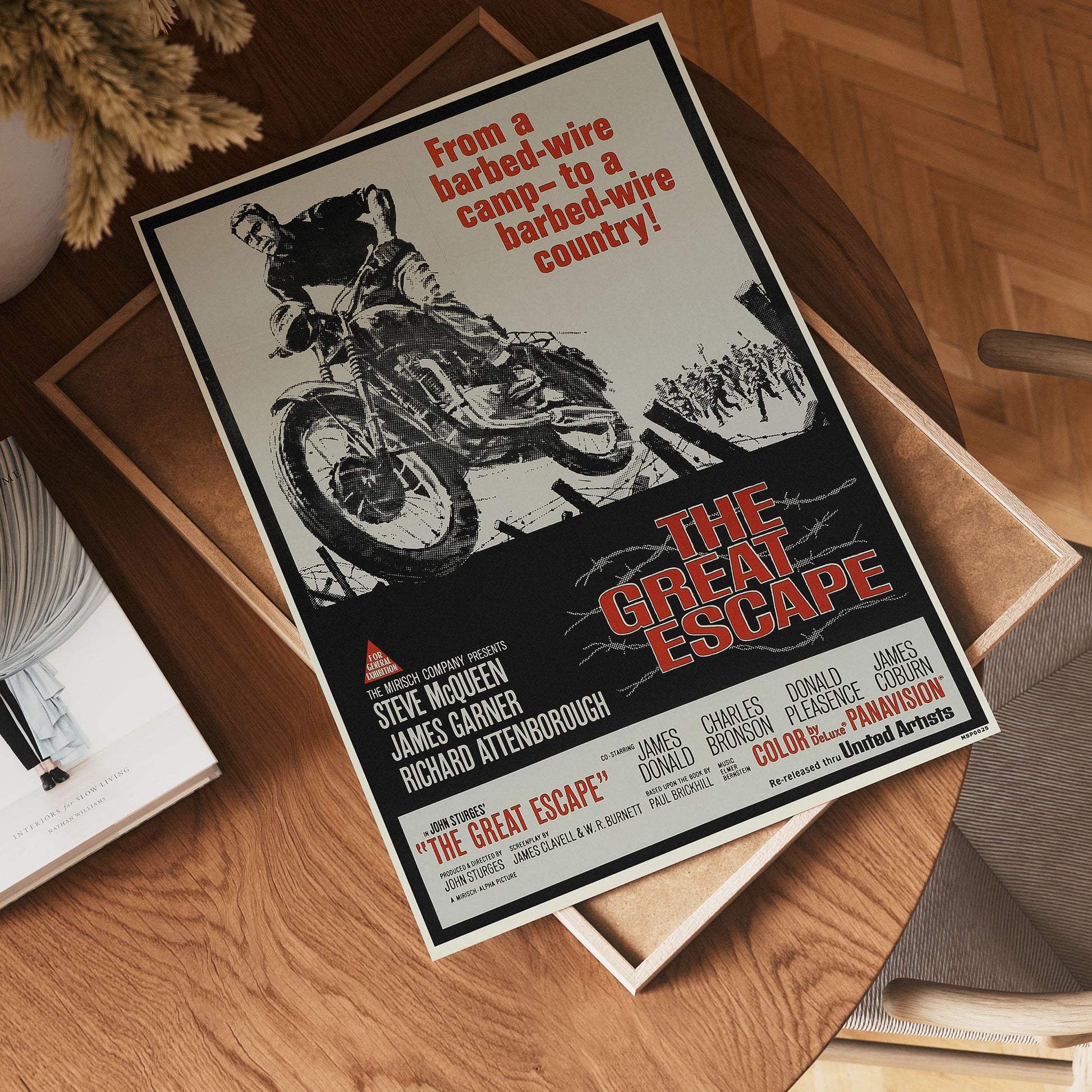 Great escape Steve Mqueen 30x40cm Art Print Poster