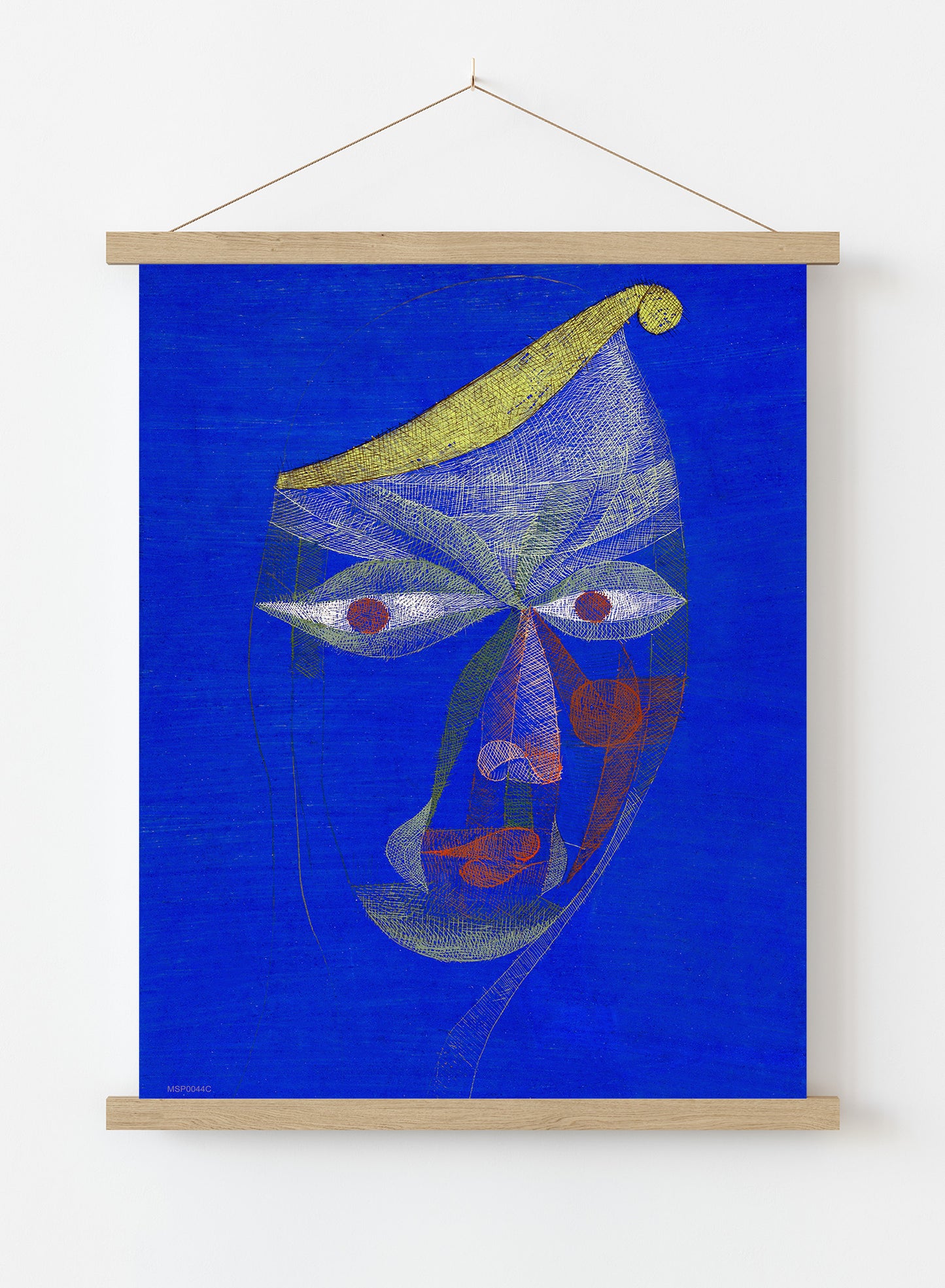 Paul Klee (Portrait of an Oriental) Art Print Vintage Art Wall Art Print 30x40cm Hanger