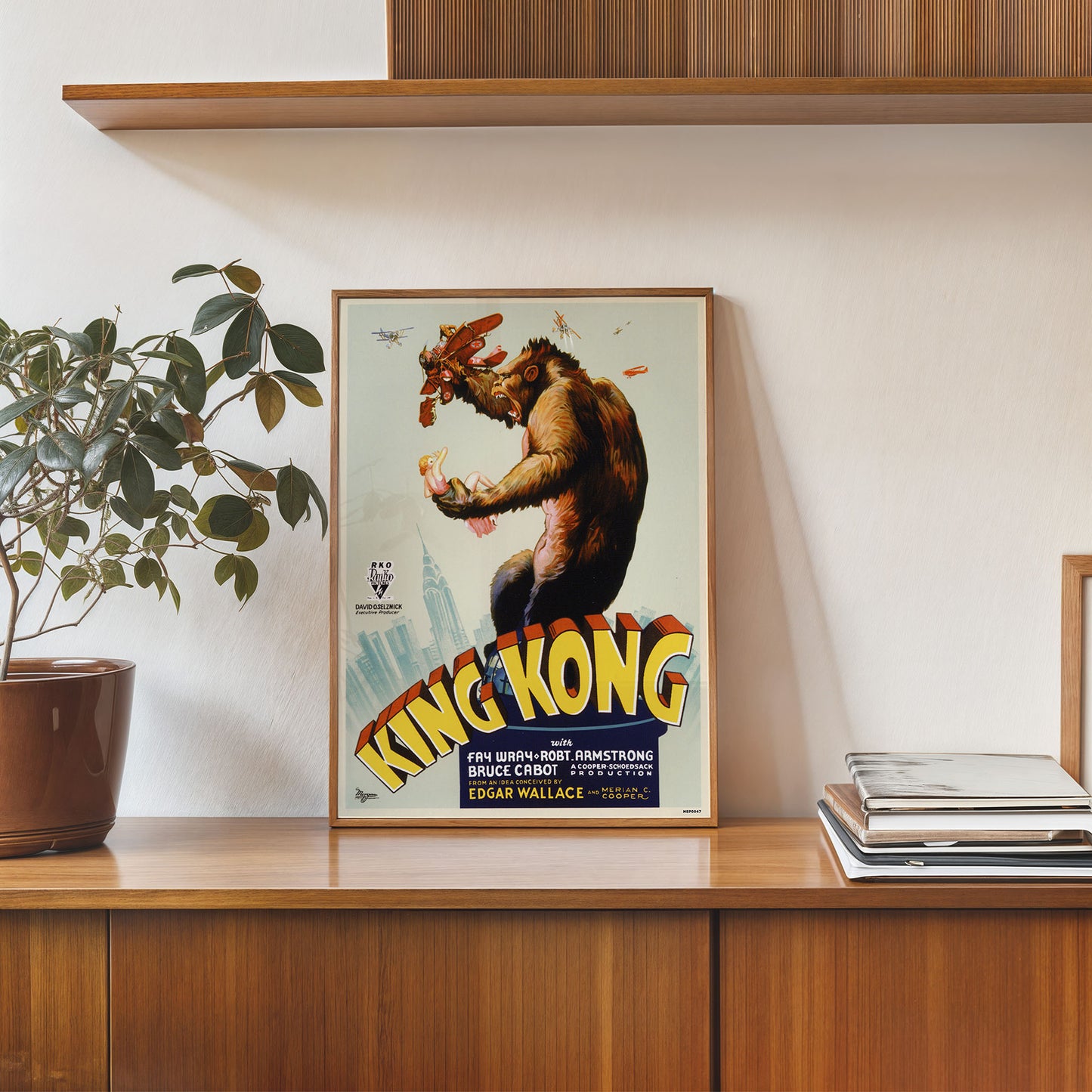 King Kong Retro Vintage 30x40cm Art Print Poster
