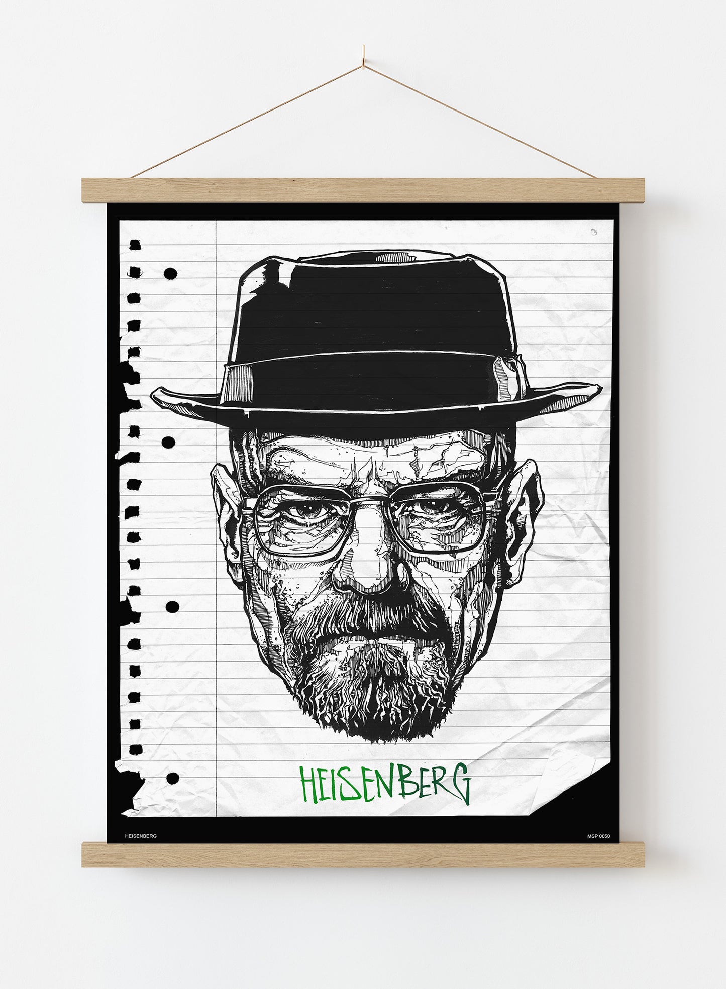 Breaking Bad HEISENBERG Poster Art Print Vintage Poster Wall Art Print 30x40cm Hanger