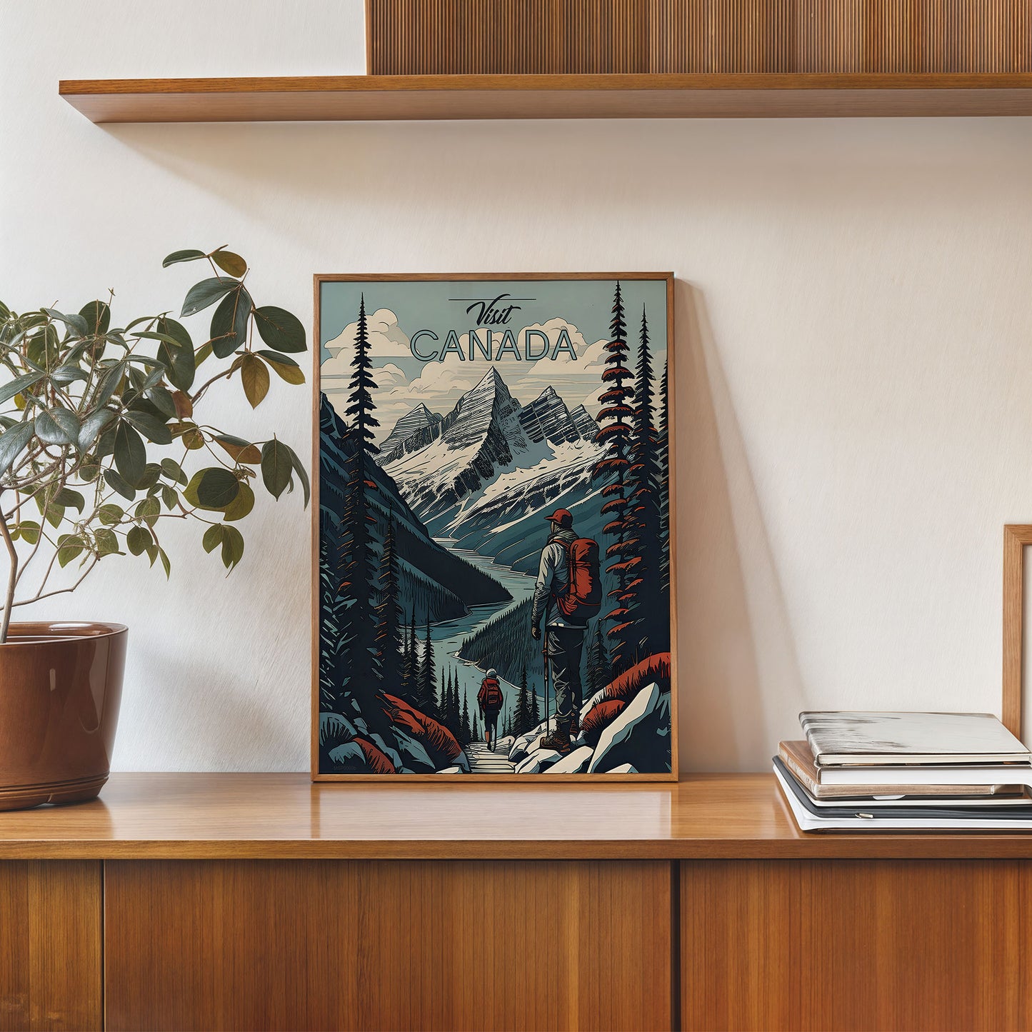 Visit Canada travel Poster Art Print 30x40cm
