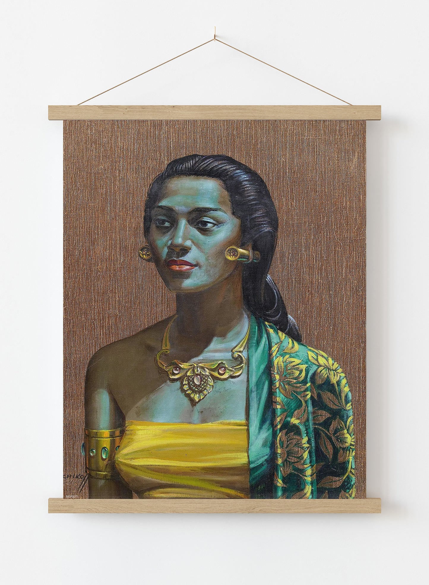 Vladimir Tretchikoff Balinese Girl Vintage Poster Wall Art Print 30x40cm Hanger
