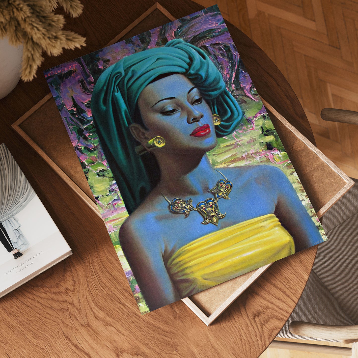 Vladimir Tretchikoff Balinese Lady 30x40cm Art Poster Print