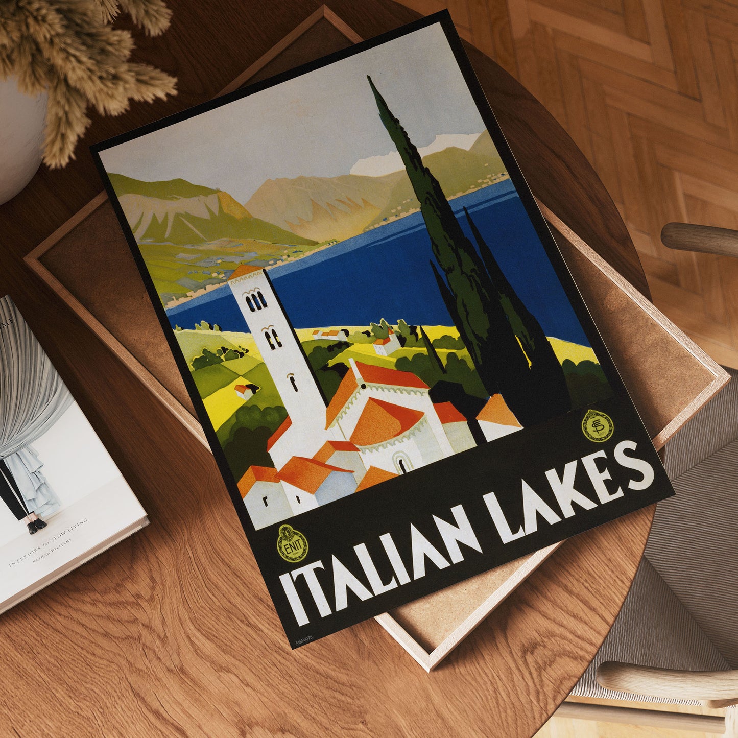Italian Lakes 30x40cm Art Poster Print