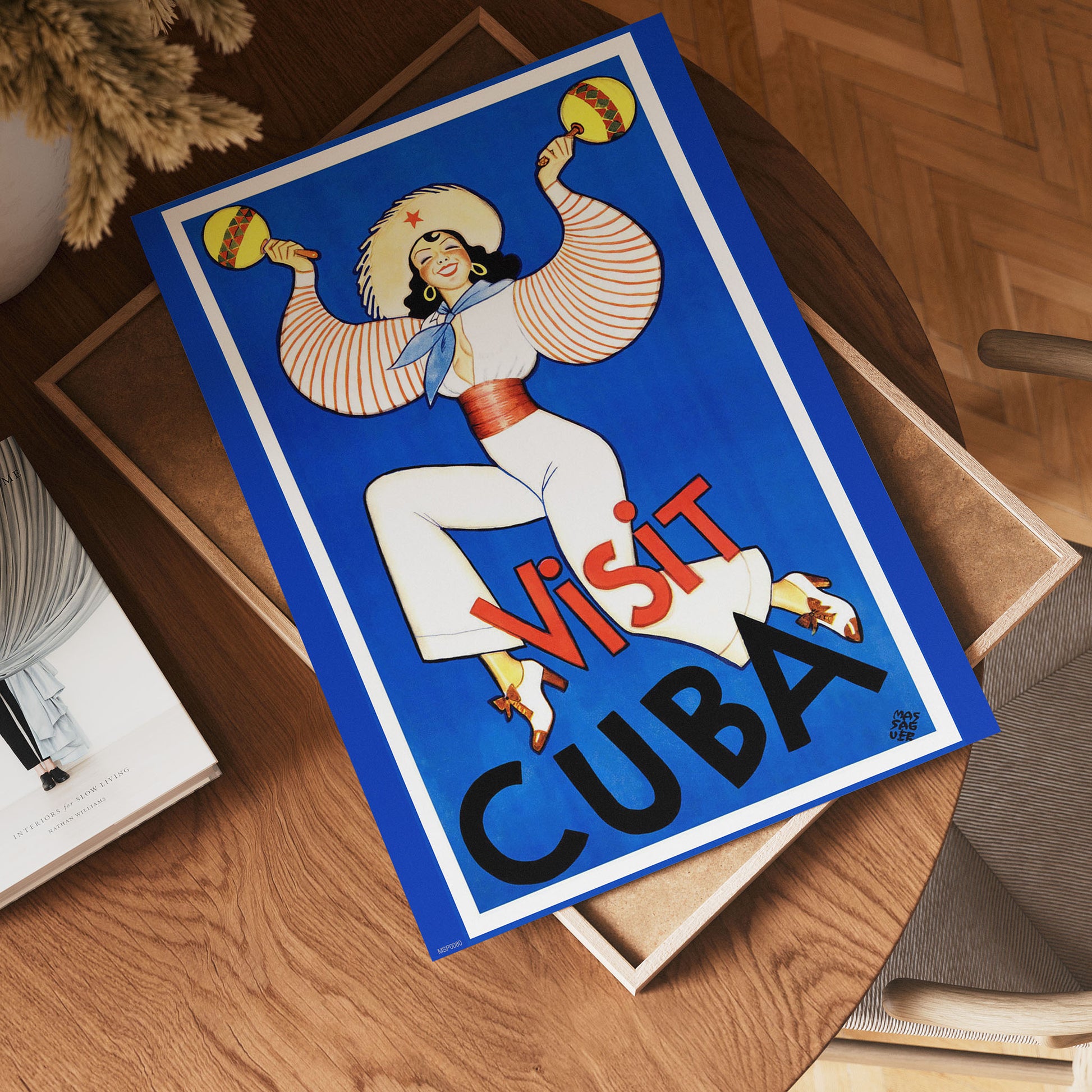 Visit Cuba 30x40cm Art Poster Print