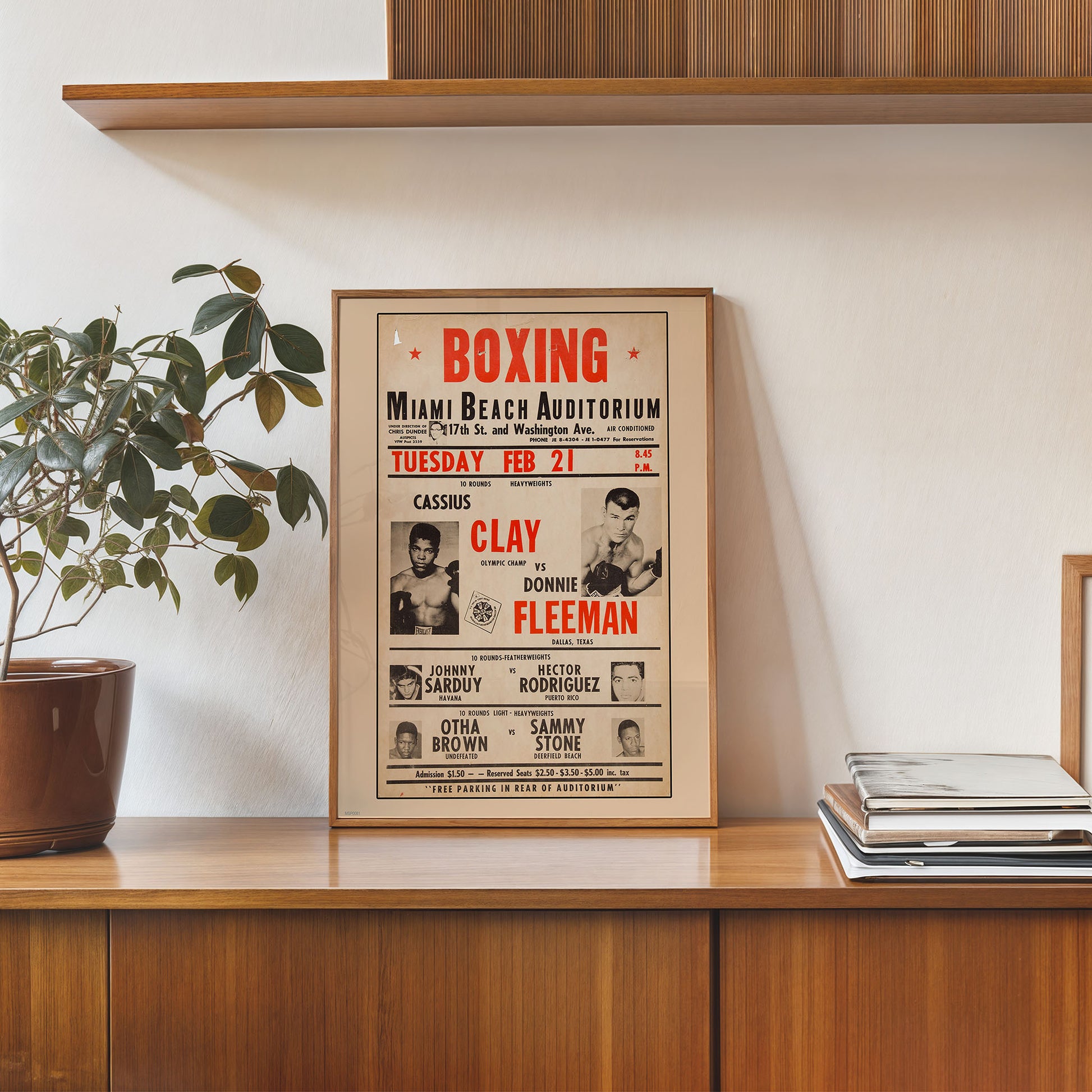 Muhammed Ali Boxing 30x40cm Art Poster Print
