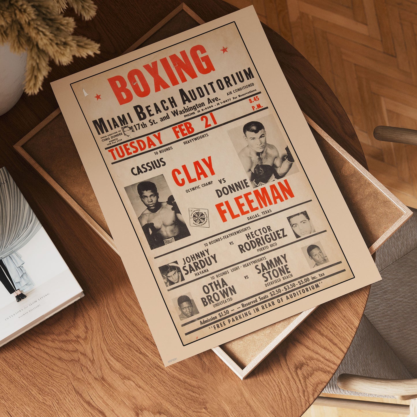 Muhammed Ali Boxing 30x40cm Art Poster Print