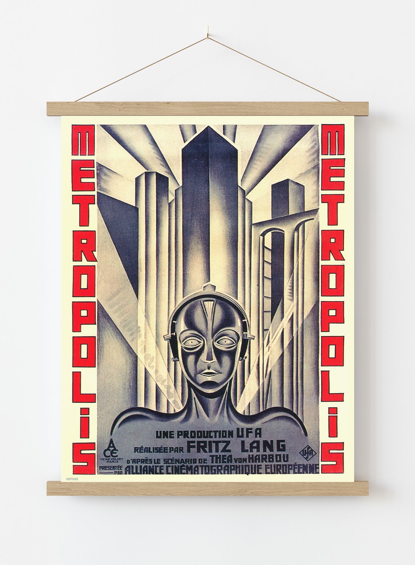 Metropolis Vintage Poster Wall Art Print 30x40cm Hanger