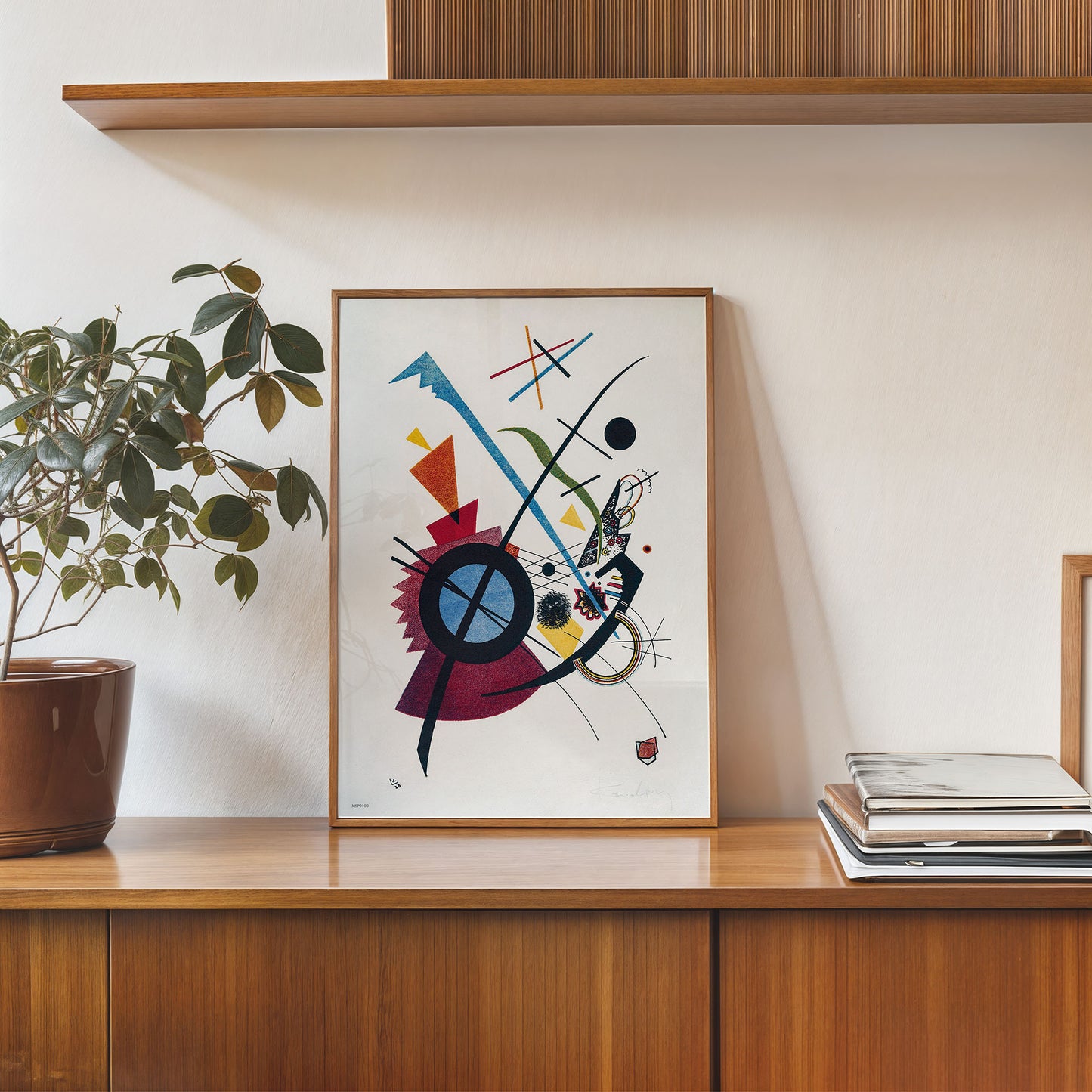 Violet(1923) by Wassily Kandinsky. 30x40cm Art Print