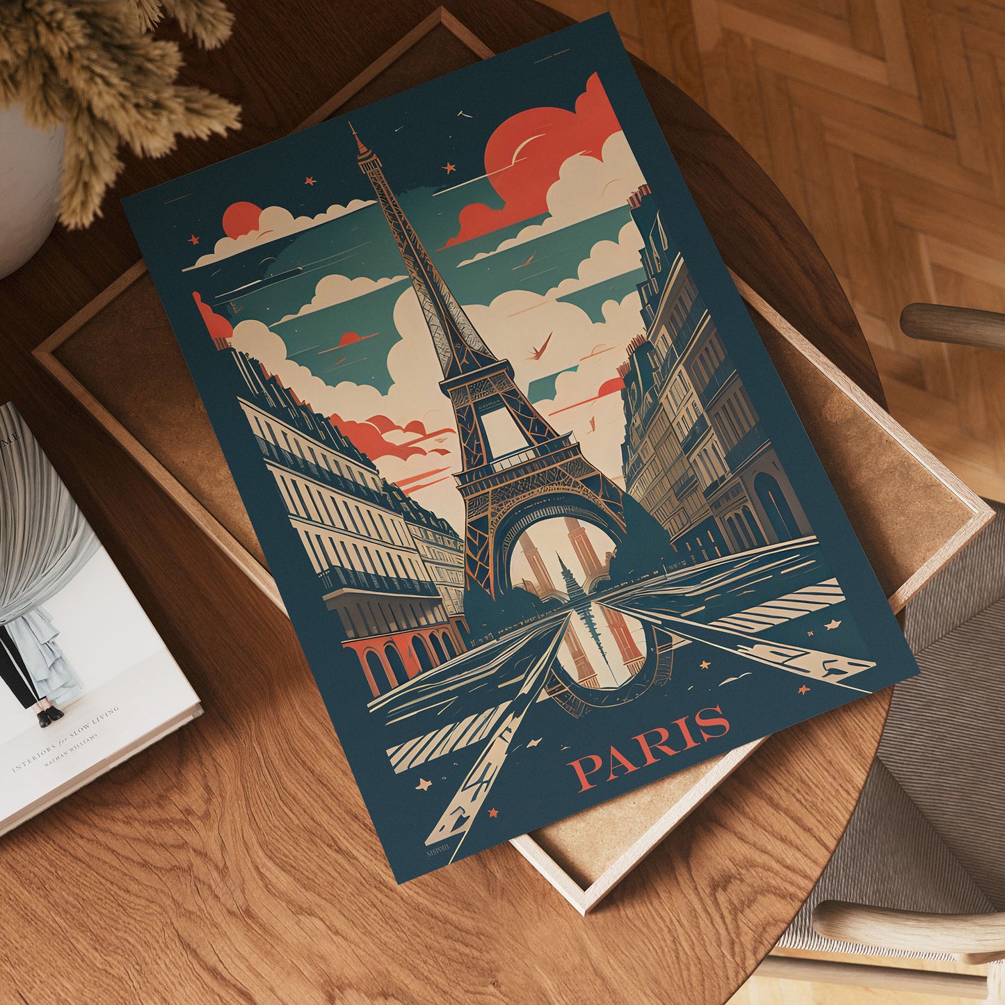 Paris Travel Pop art Poster Print
