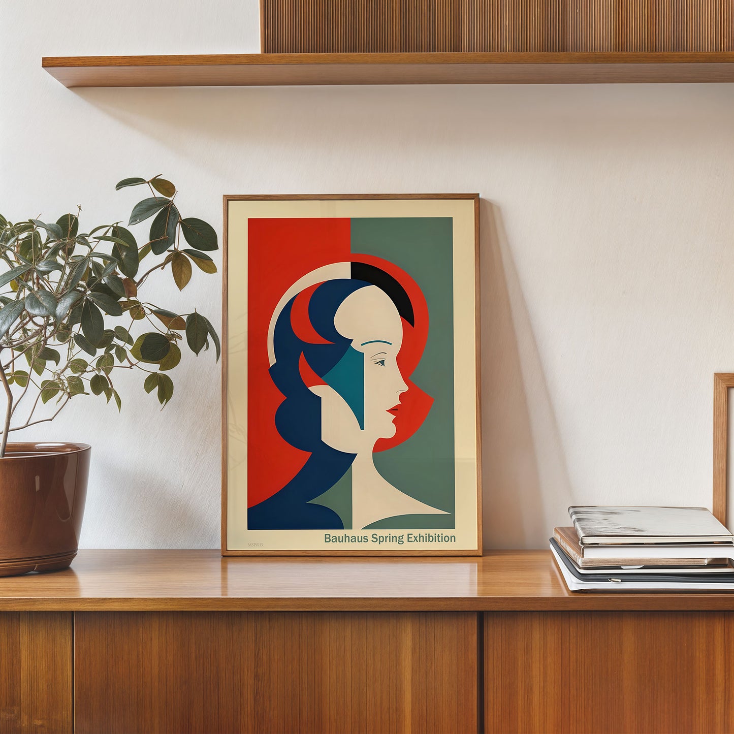 Bauhaus Vintage Spring Exhibition Art Print 30x40cm
