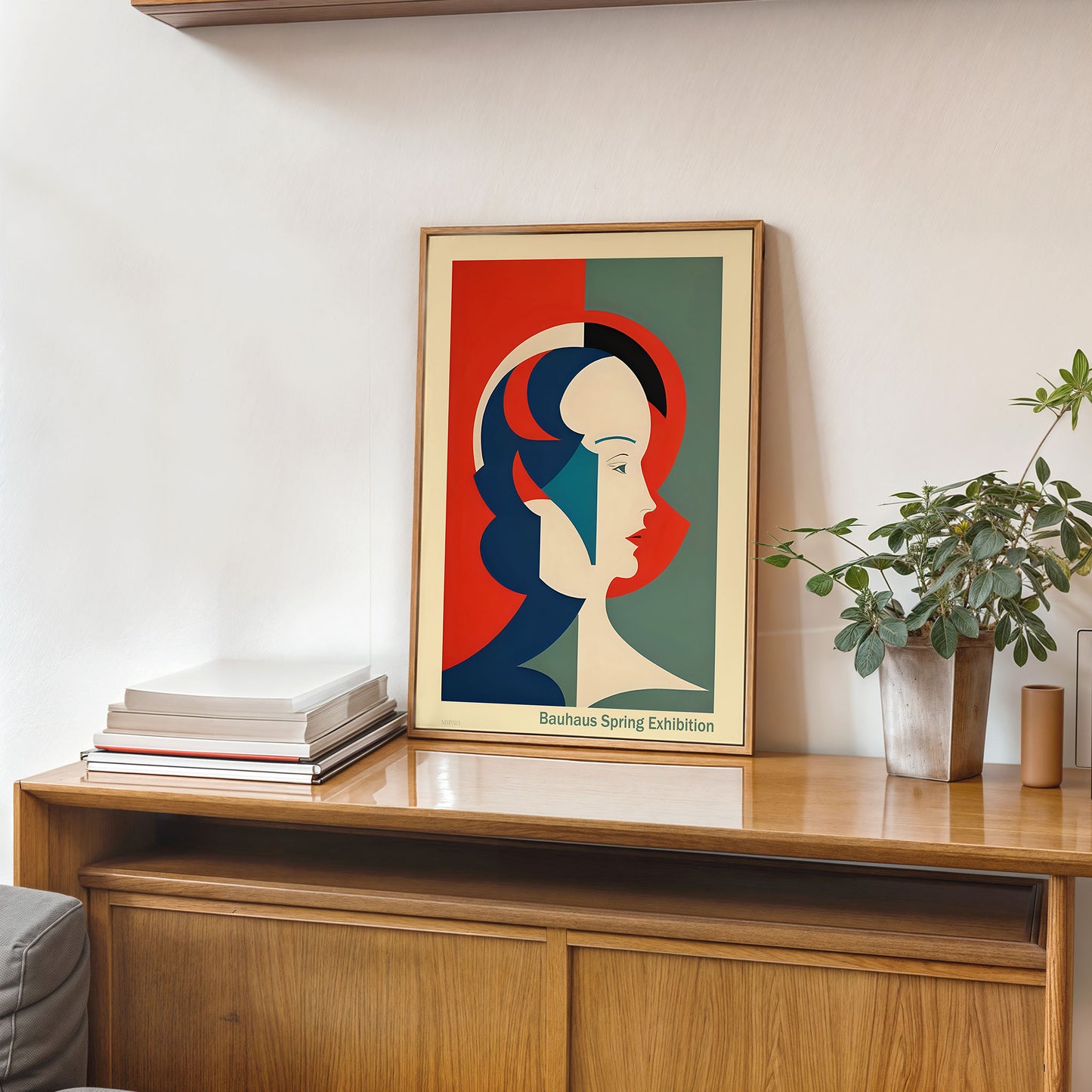 Bauhaus Vintage Spring Exhibition Art Print 30x40cm