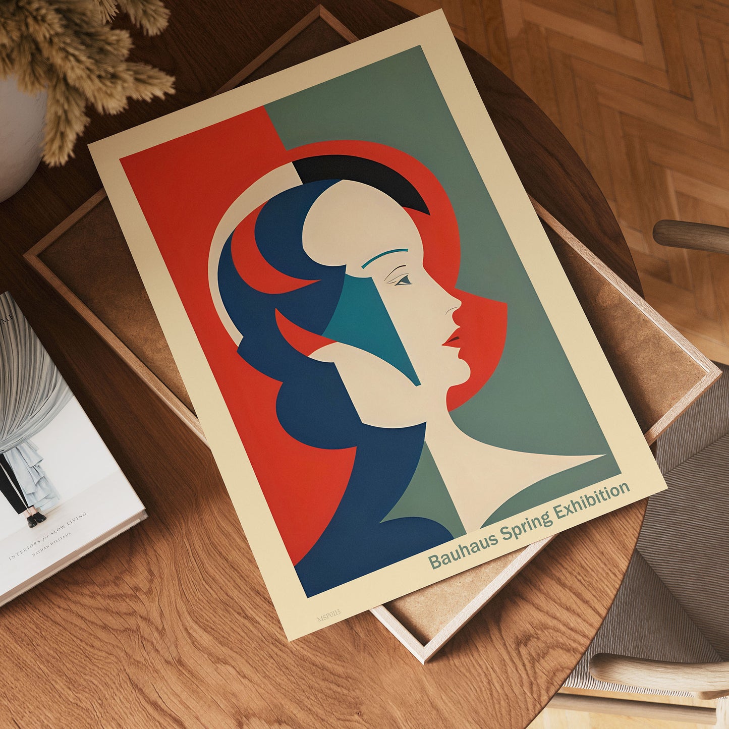 Bauhaus Vintage Spring Exhibition Art Print 30x40cm