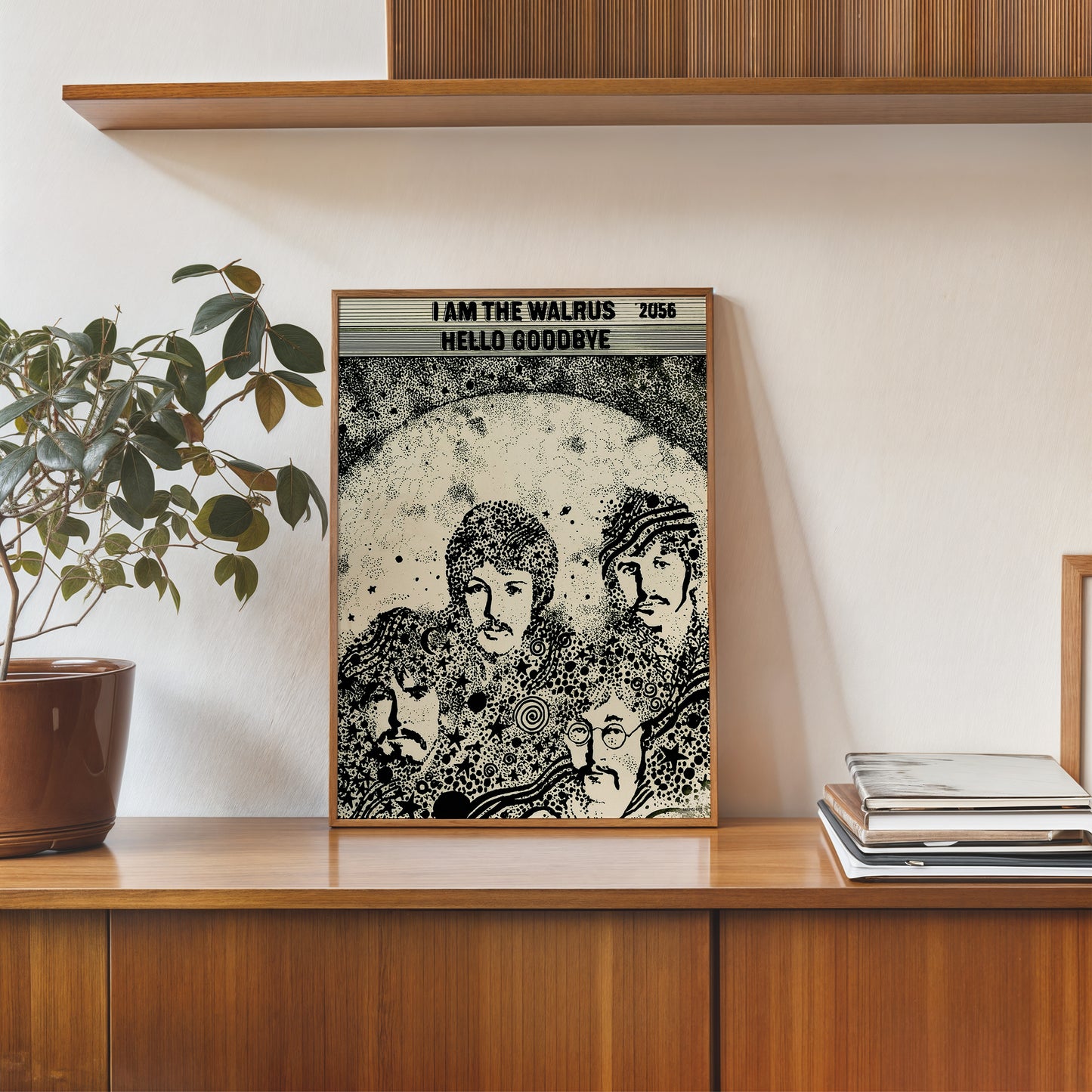 The Beatles "I am the Walrus" Advertisement 1967 Poster Art Print 30x40m