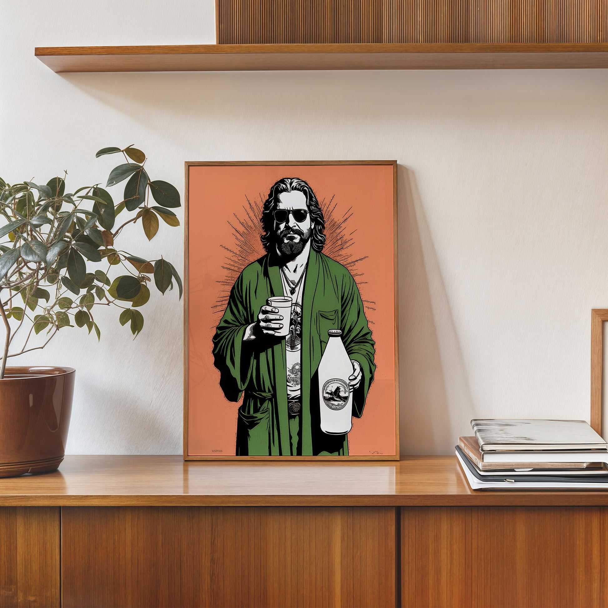 The Dude "Big Lebowski" Art Print Poster 30x40cm