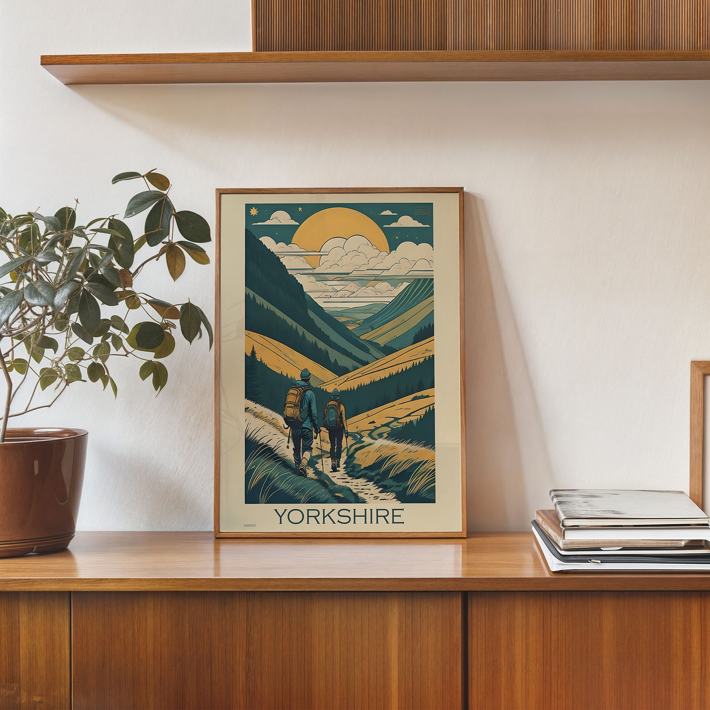 Yorkshire Travel Pop art Poster Print