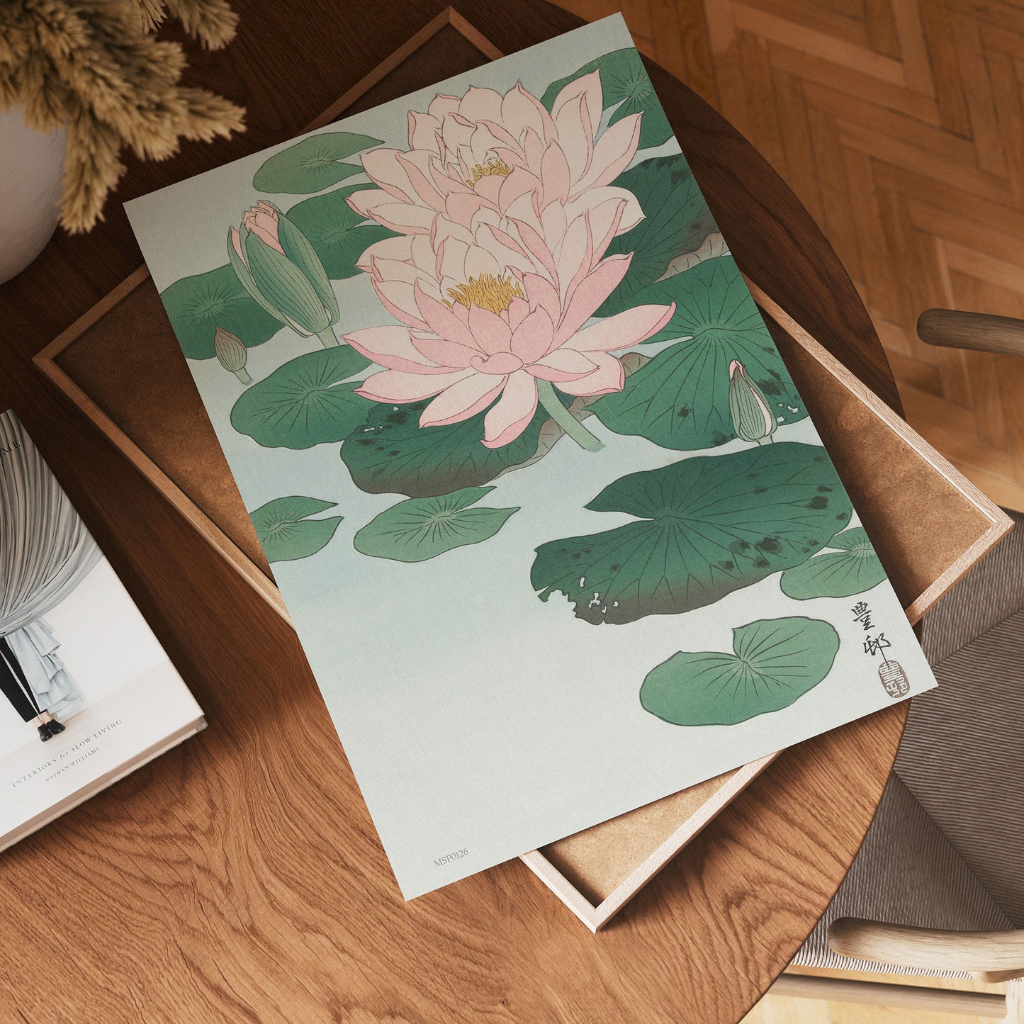 Water Lily by Ohara Koson 1900 - 1945 Japenese Poster Art Print 30x40cm