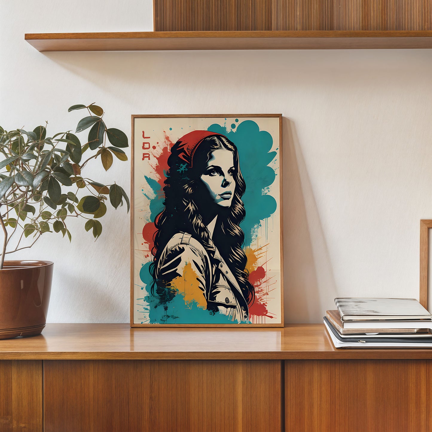 Lana Del Rey Inspired by Andre Ibanez 30x40cm Art Print Poster