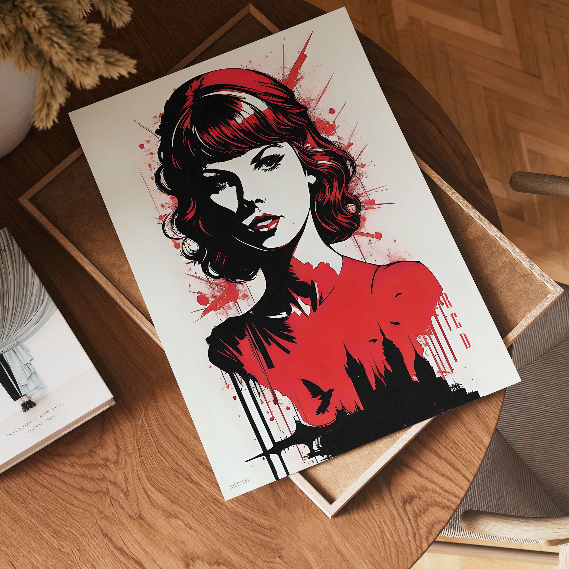 Taylor Swift Inspired Red by Andre Ibanez 30x40cm Art Print Poster