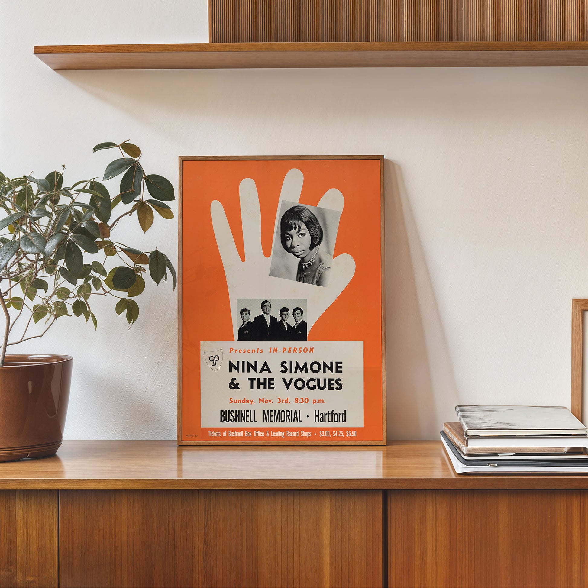 Nina Simone Vintage Tour Poster 30x40cm Art Print