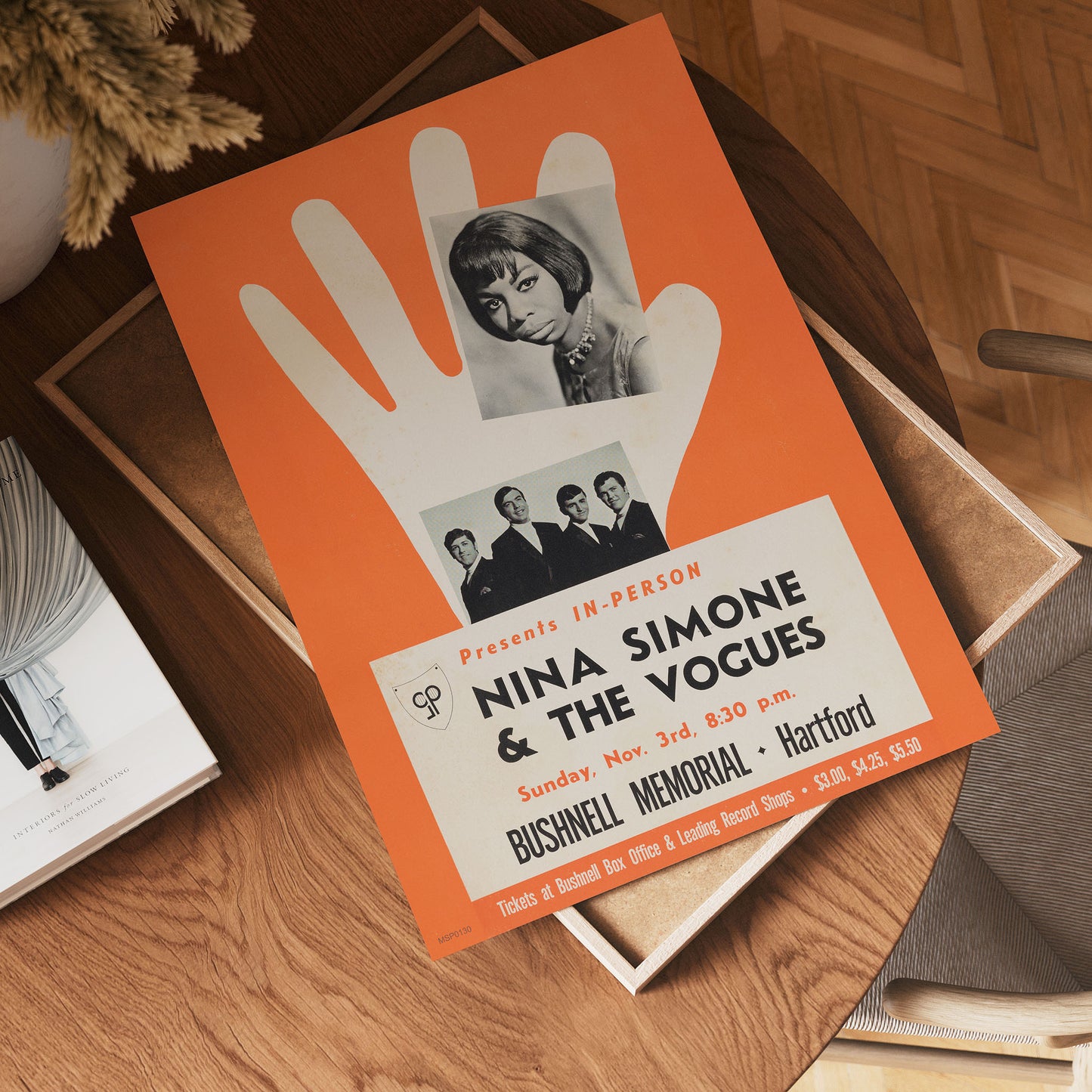 Nina Simone Vintage Tour Poster 30x40cm Art Print
