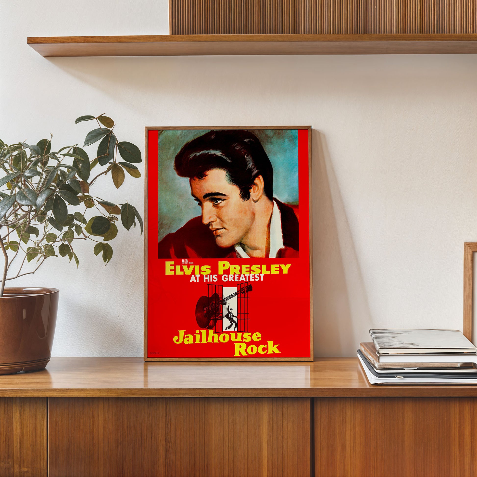 Elvis PresleyJail House Rock Poster 30x40cm Art Print