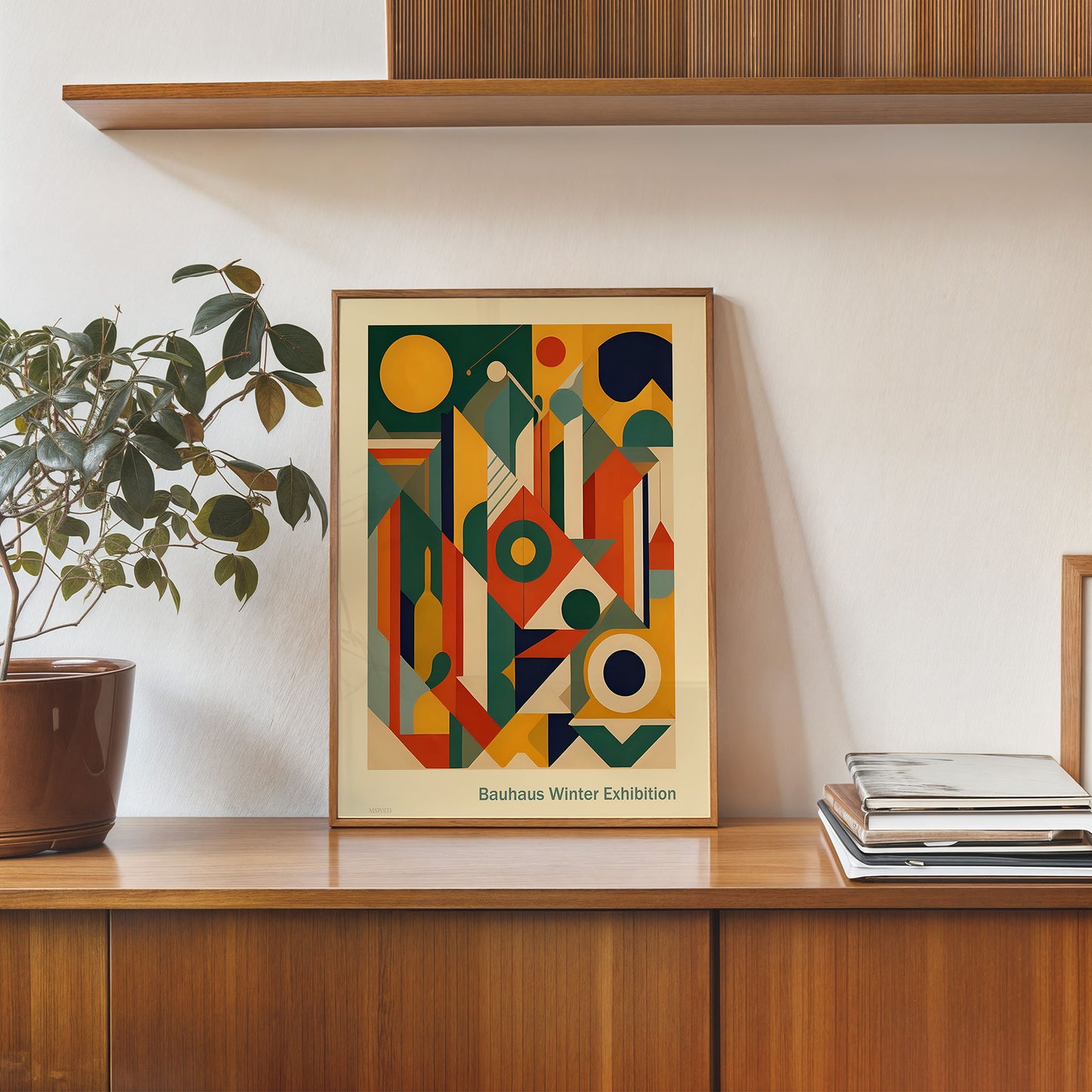 Bauhaus Vintage Winter Exhibition Art Print 30x40cm