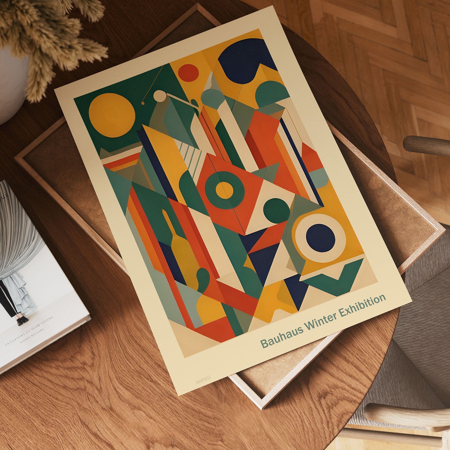 Bauhaus Vintage Winter Exhibition Art Print 30x40cm