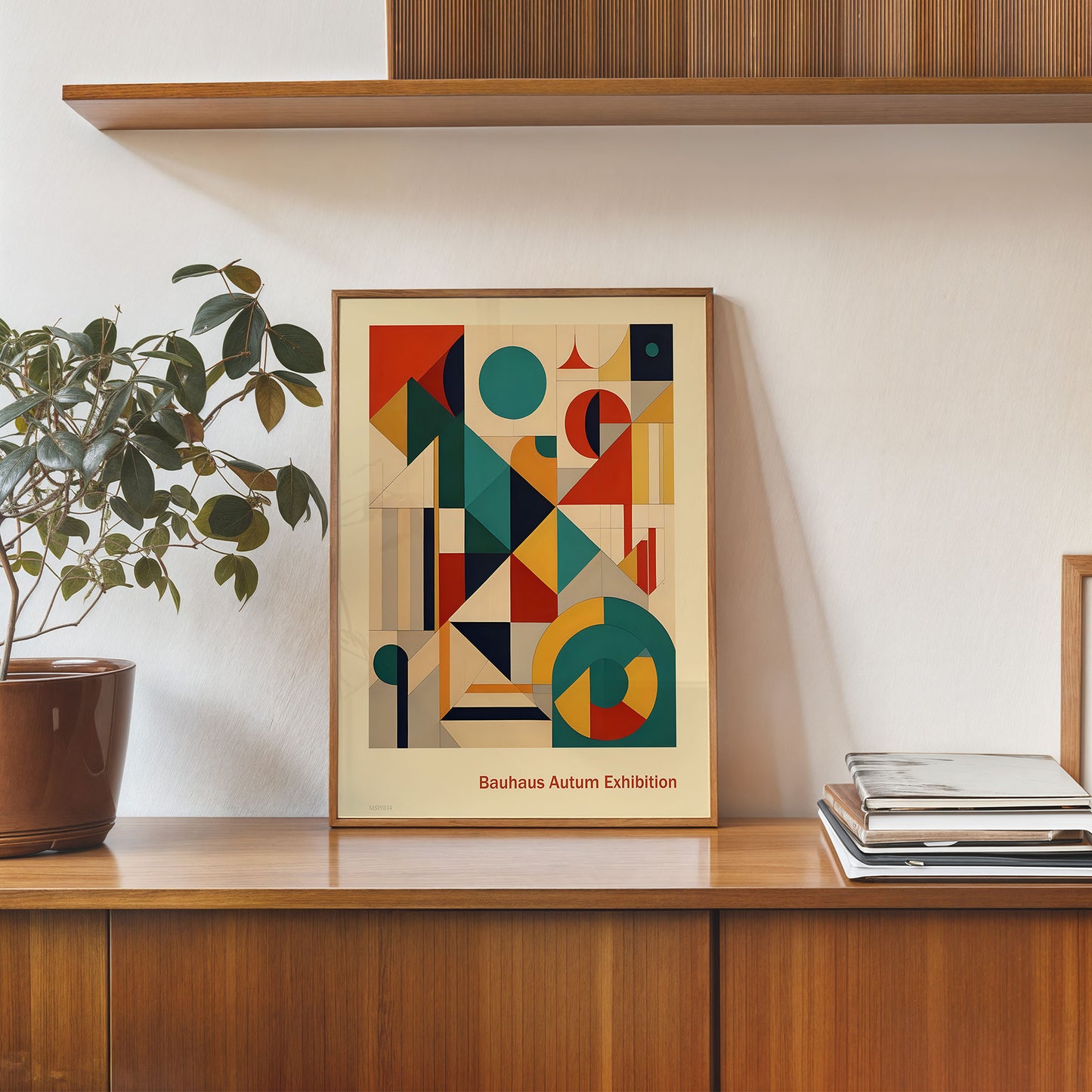 Bauhaus Vintage Autum Exhibition Art Print 30x40cm