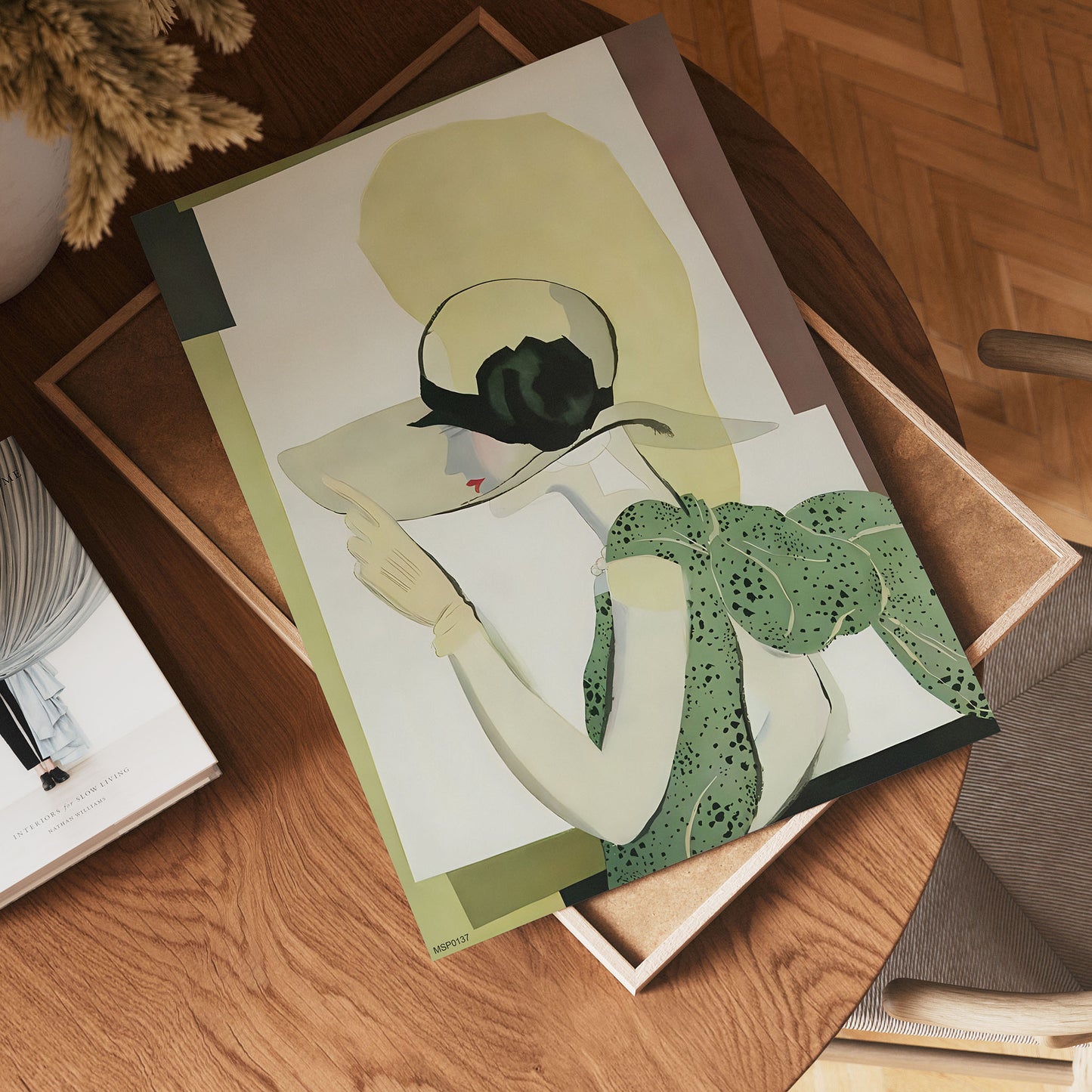 Georges Lepape Fashion Art Print featured on Vogue Cover May 1928