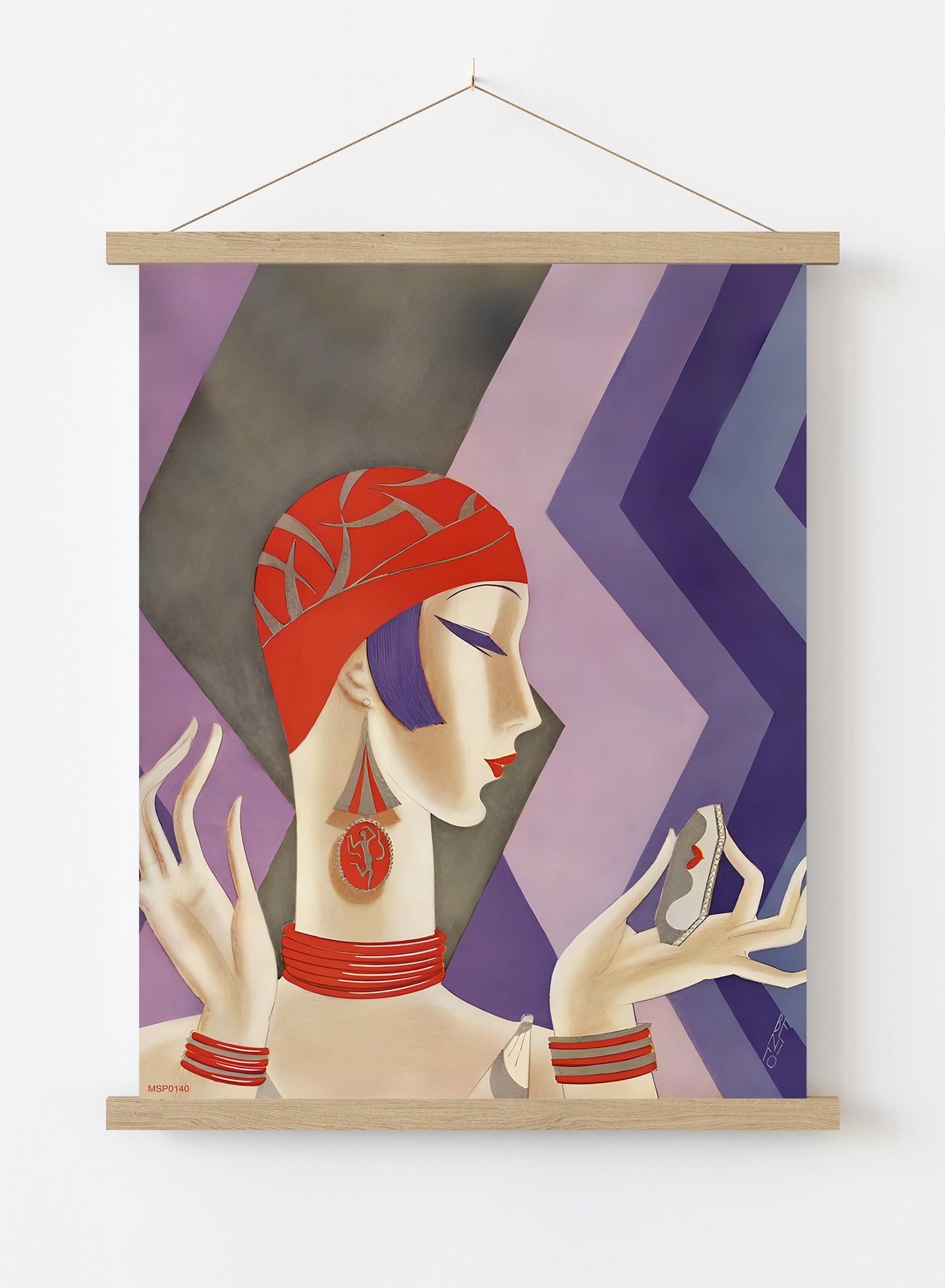 Eduardo Benito Fashion Vintage Art Wall Art Print 30x40cm Hanger