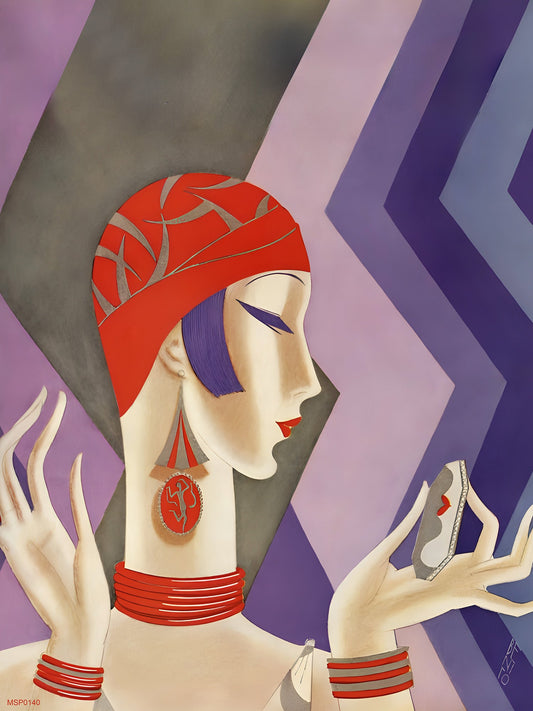 Eduardo Benito Fashion Art Print Featured on Vogue Cover July 1926