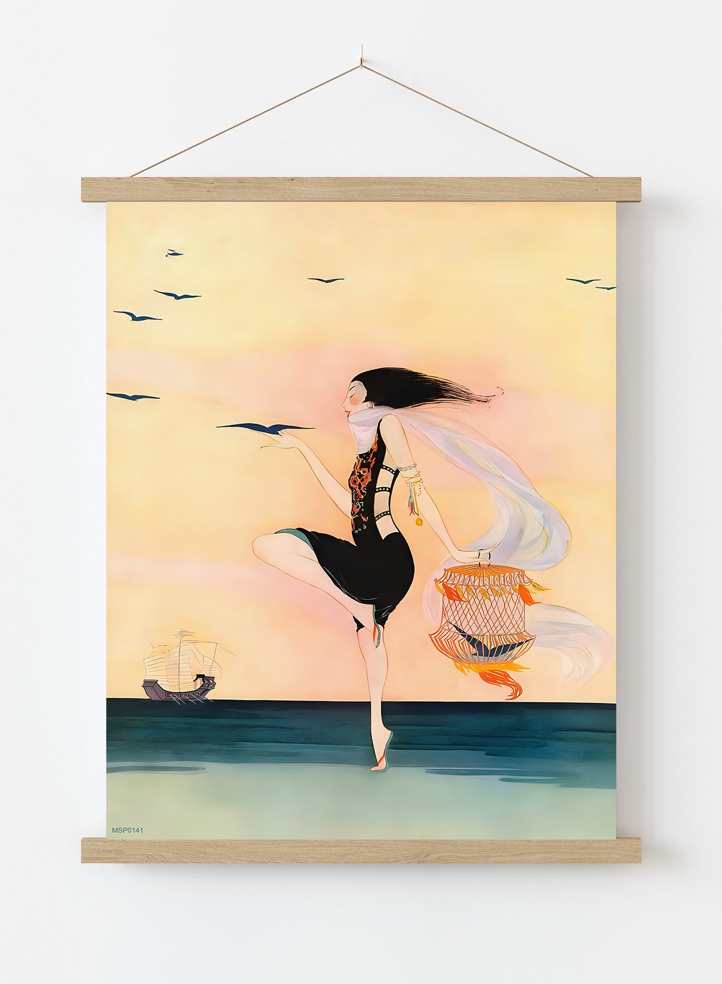 Rita Senger Fashion Vintage Art Wall Art Print 30x40cm Hanger