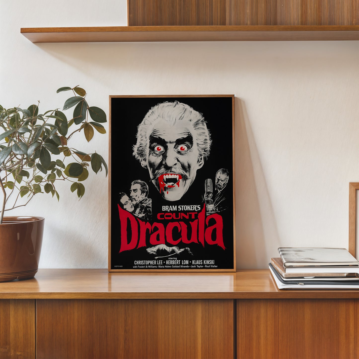 Count Dracular, Christopher Lee Poster Art Print 30x40cm