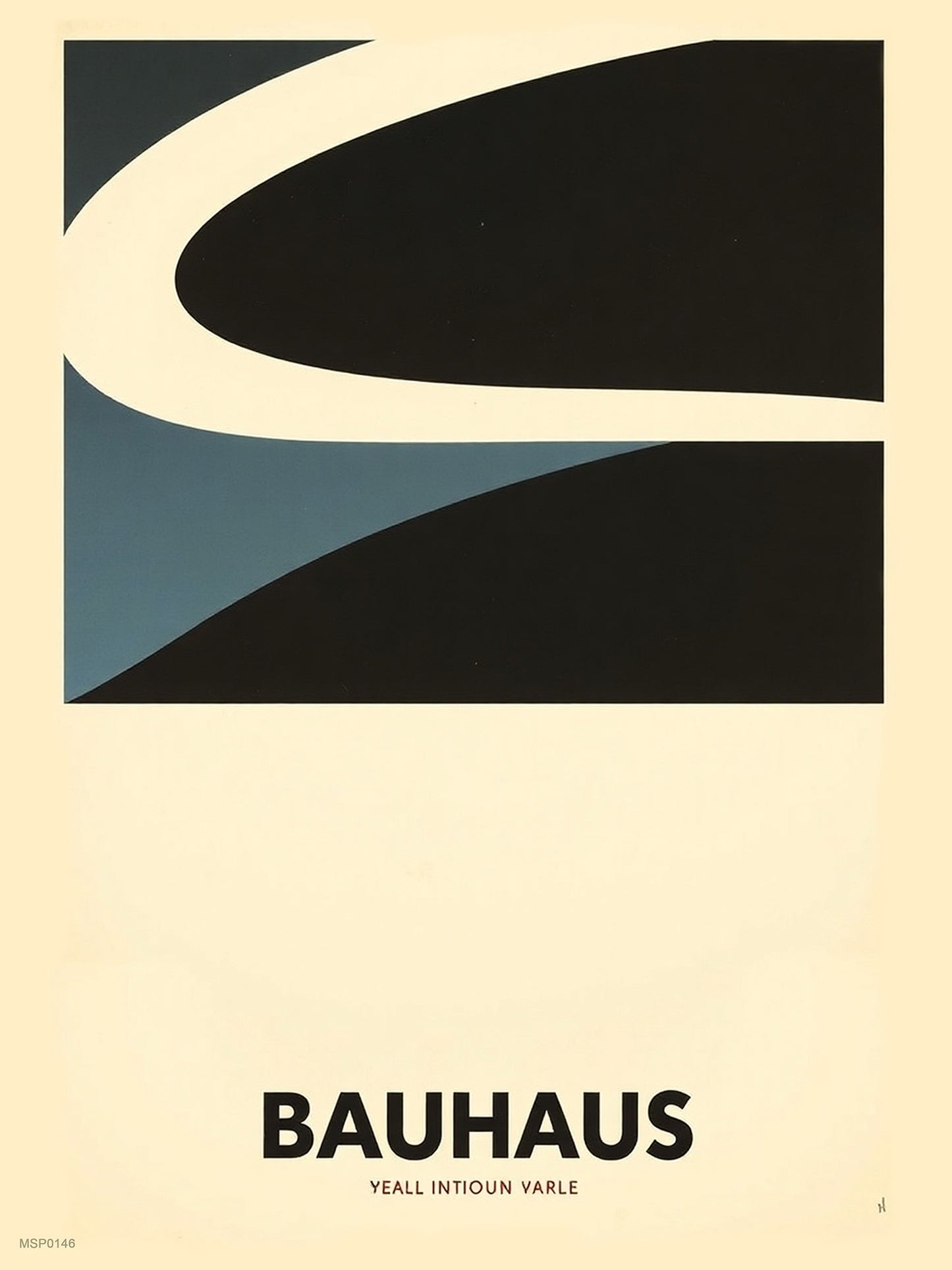 Bauhaus Art Exhibition Poster 30x40cm