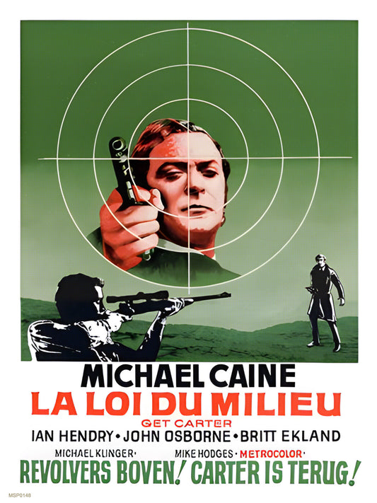Get Carter Michael Caine Belgian Movie Film 30x40cm Art Print Poster
