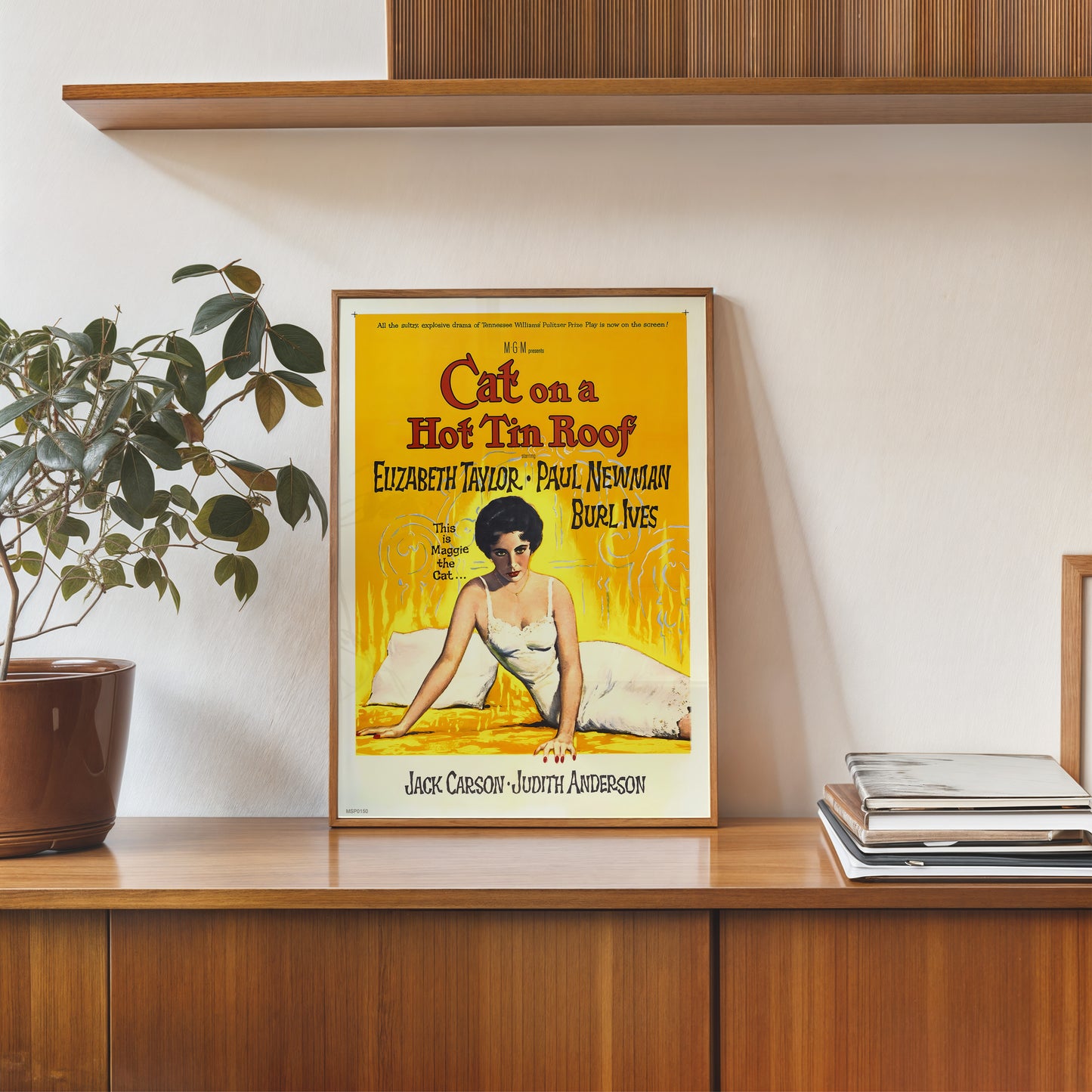 Cat On A Hot Tin Roof 1958 Elizabeth Taylor 30x40cm Art Print