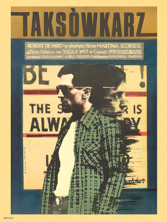 Andrzej Klimowski Taxi Driver Polish Movie Poster 30x40cm Art Print