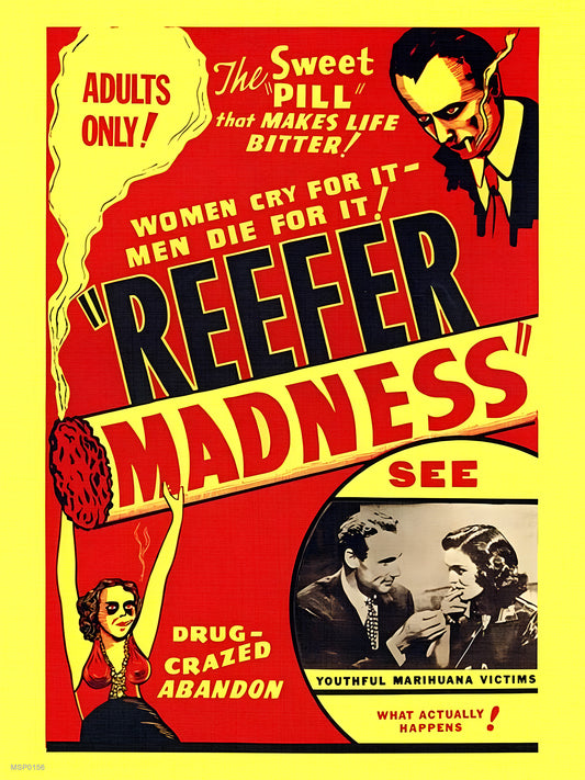 Reefer Madness 1936 Movie Poster Vintage 30x40cm Art Print