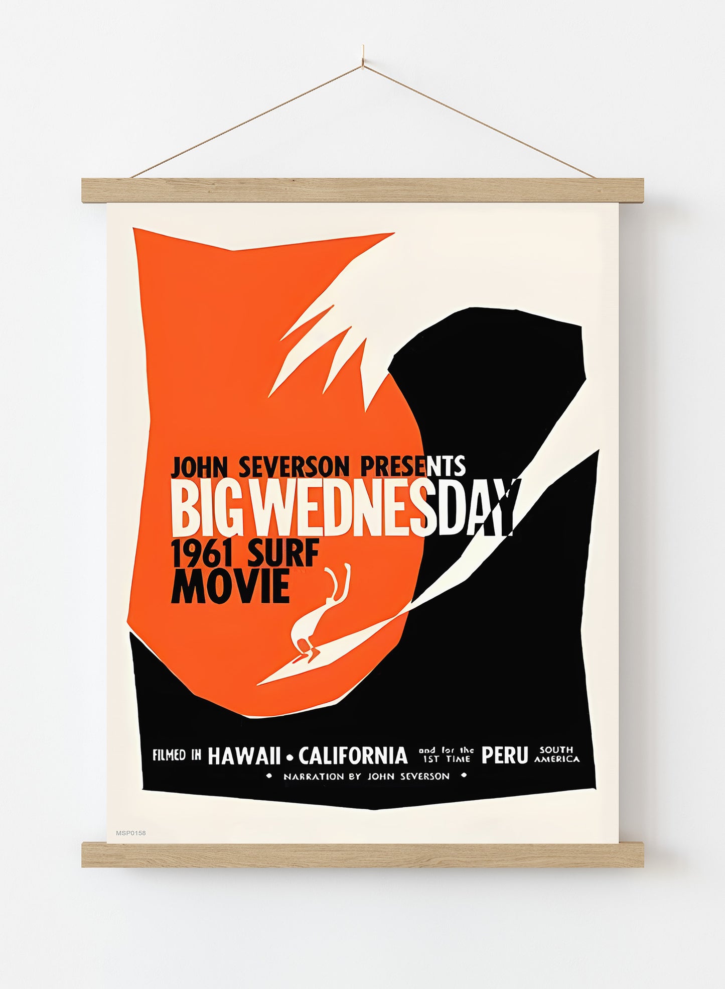 Big Wednesday Surf 1961 Movie Poster Vintage Poster Wall Art Print 30x40cm Hanger
