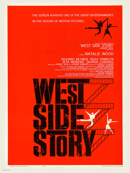 West Side Story Movie Poster 30x40cm Art Print
