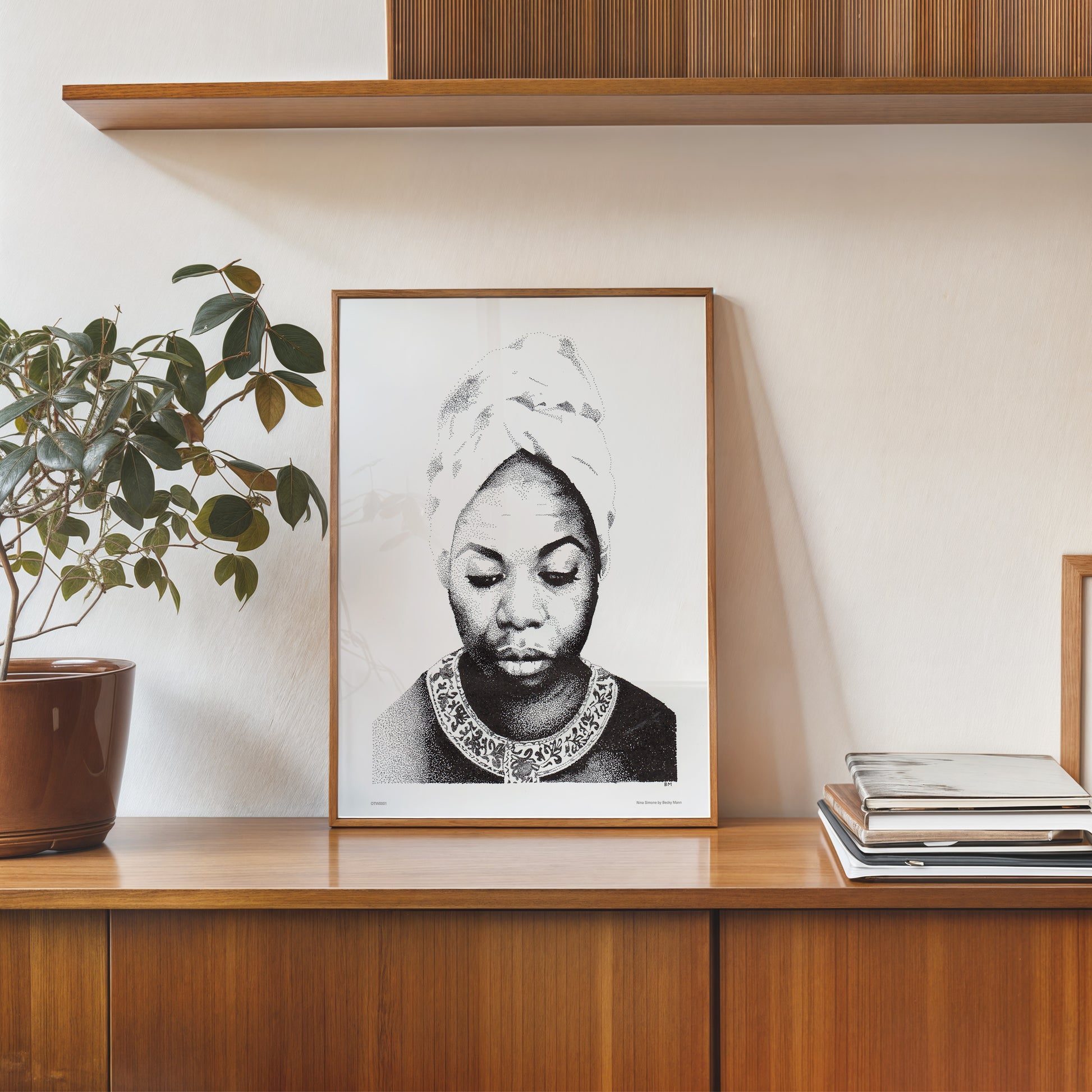 Nina Simone Poster Art Print 30x40cm