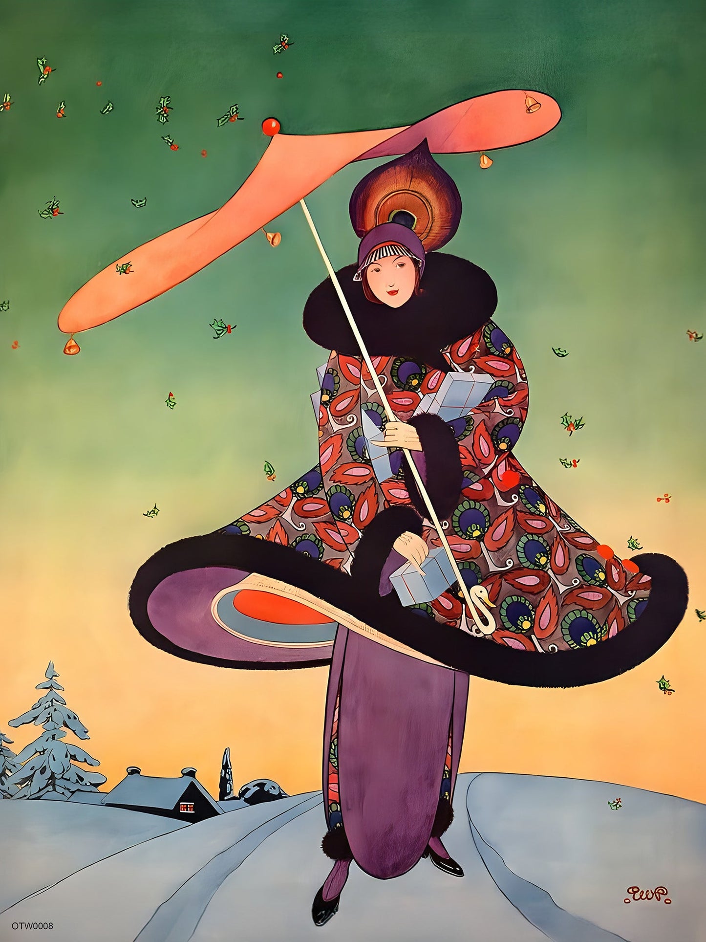 George Wolfe Plank Fashion Art Print featured on Vogue Chritmas Gifts issue