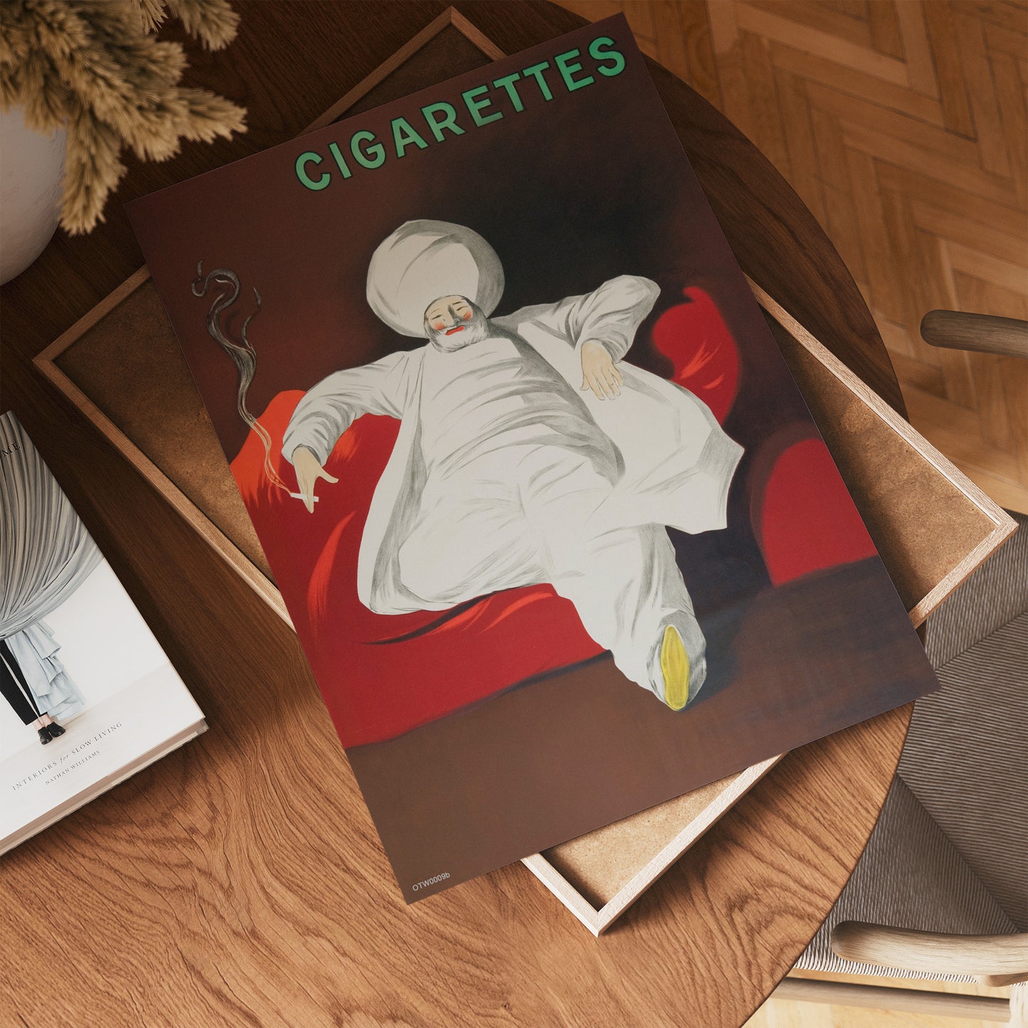 Leonetto Capiello - Vintage Job cigarettes Poster 30x40cm Art Print