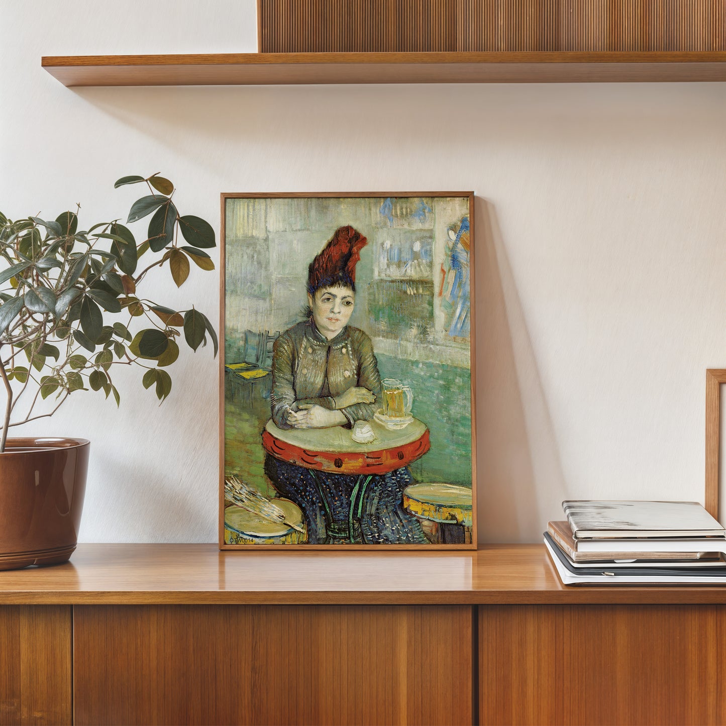 Van Gogh Agostina Segatori 30x40cm Art Poster Print