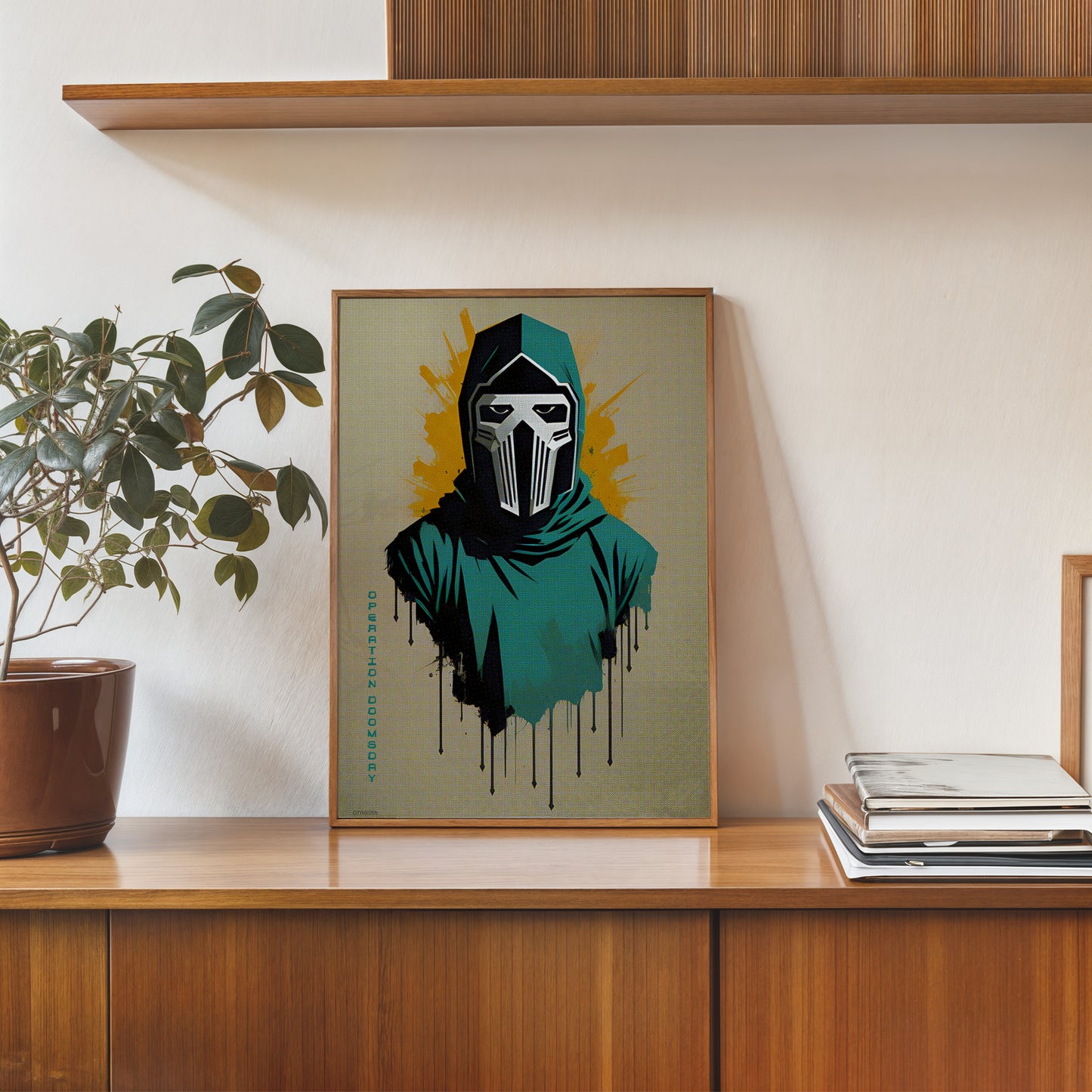 MF Doom Operation Doomsday 30x40cm Art print Poster by Andre Ibanez