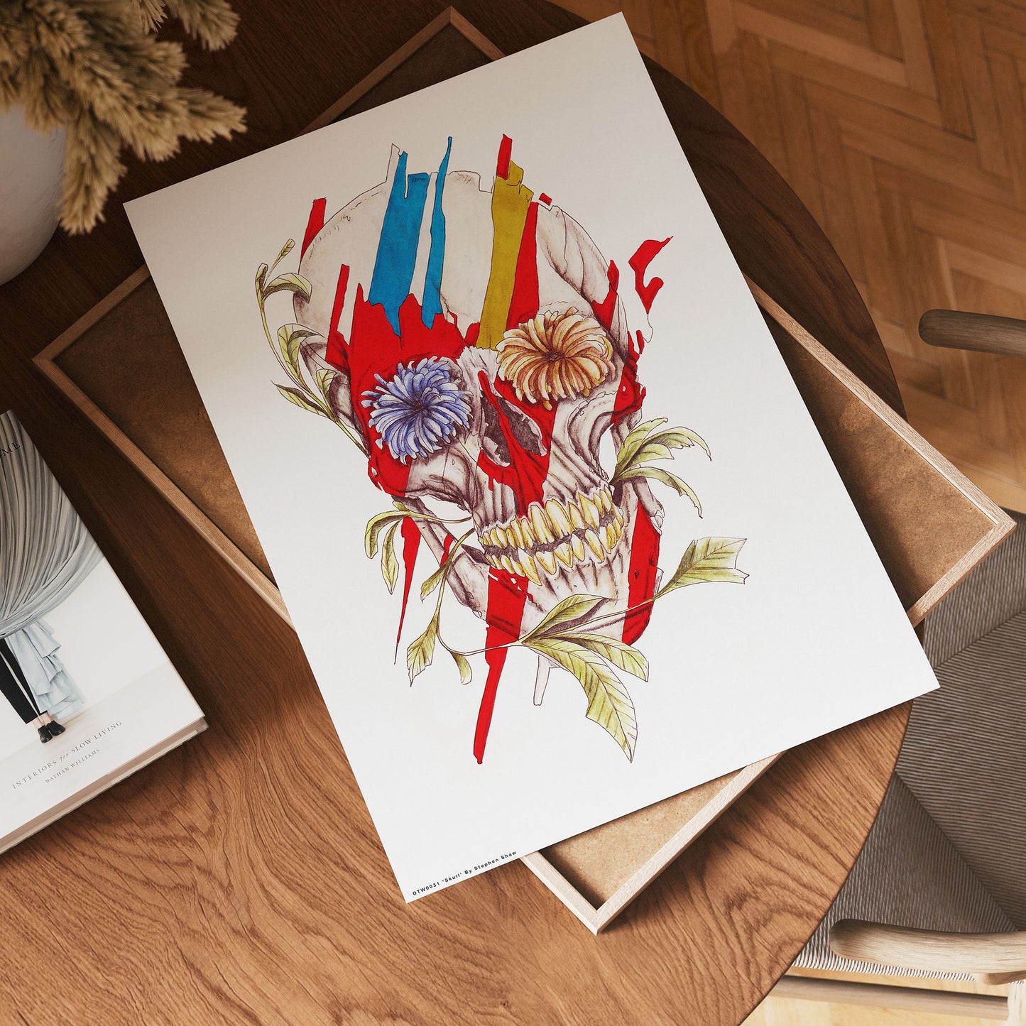Skull Pop Poster Art Print 30x40cm
