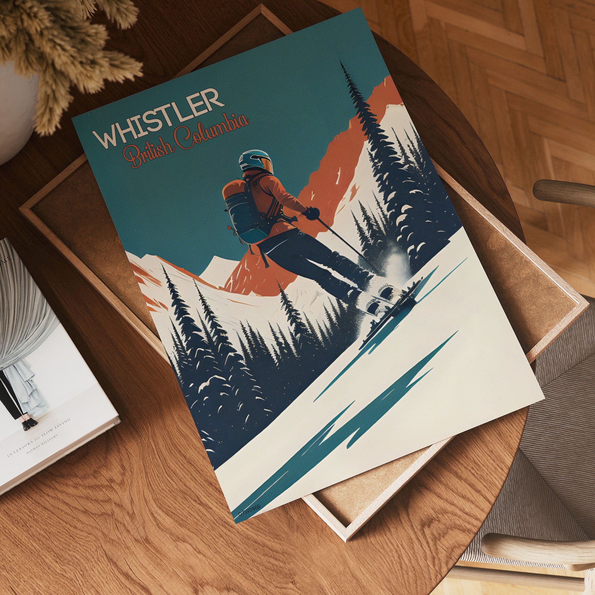 Visit Whistler travel Poster Art Print 30x40cm