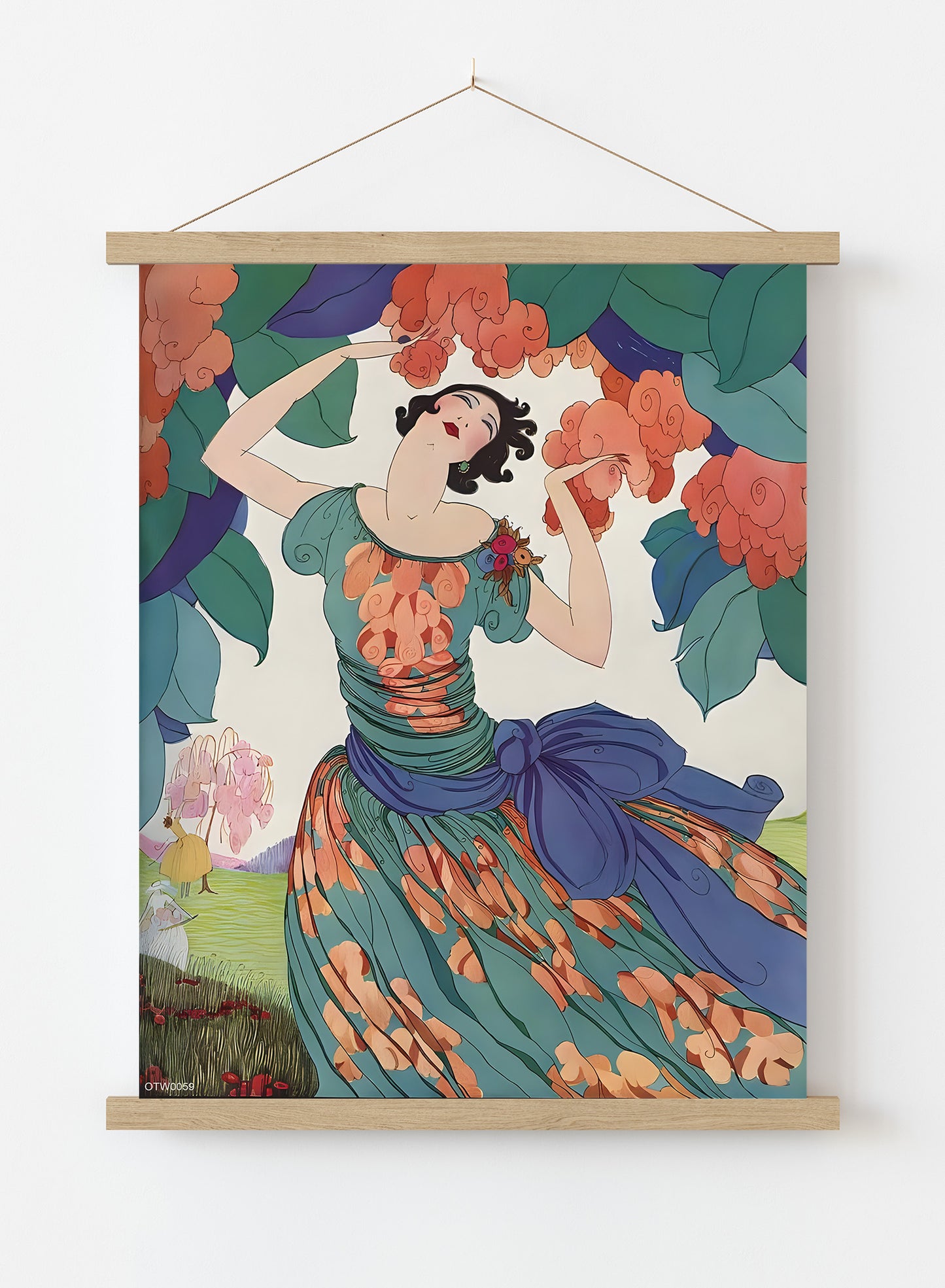 Helen Dryden Fashion Vintage Art Wall Art Print 30x40cm Hanger