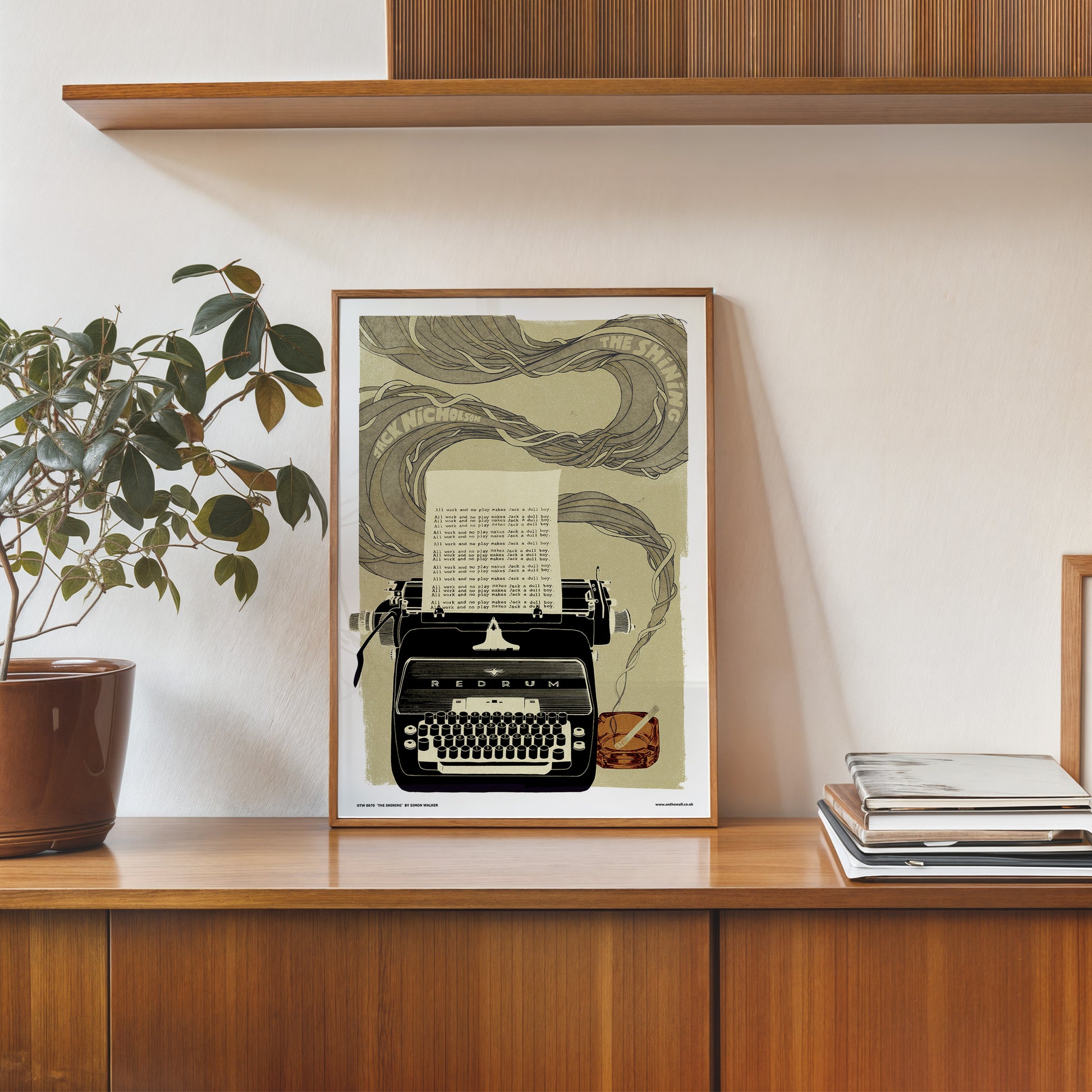 The Shining Poster Art Print (Stanley Kubrick)  (OTW70) 30x40cm